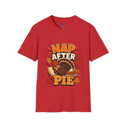Nap After Pie T-Shirt — Funny Thanksgiving Turkey Tee