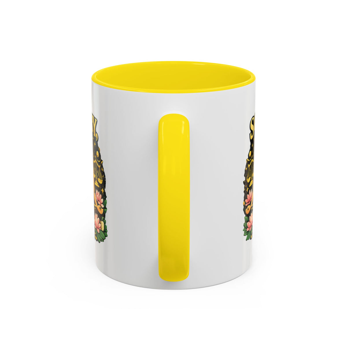 Libra Zodiac Accent Coffee Mug
