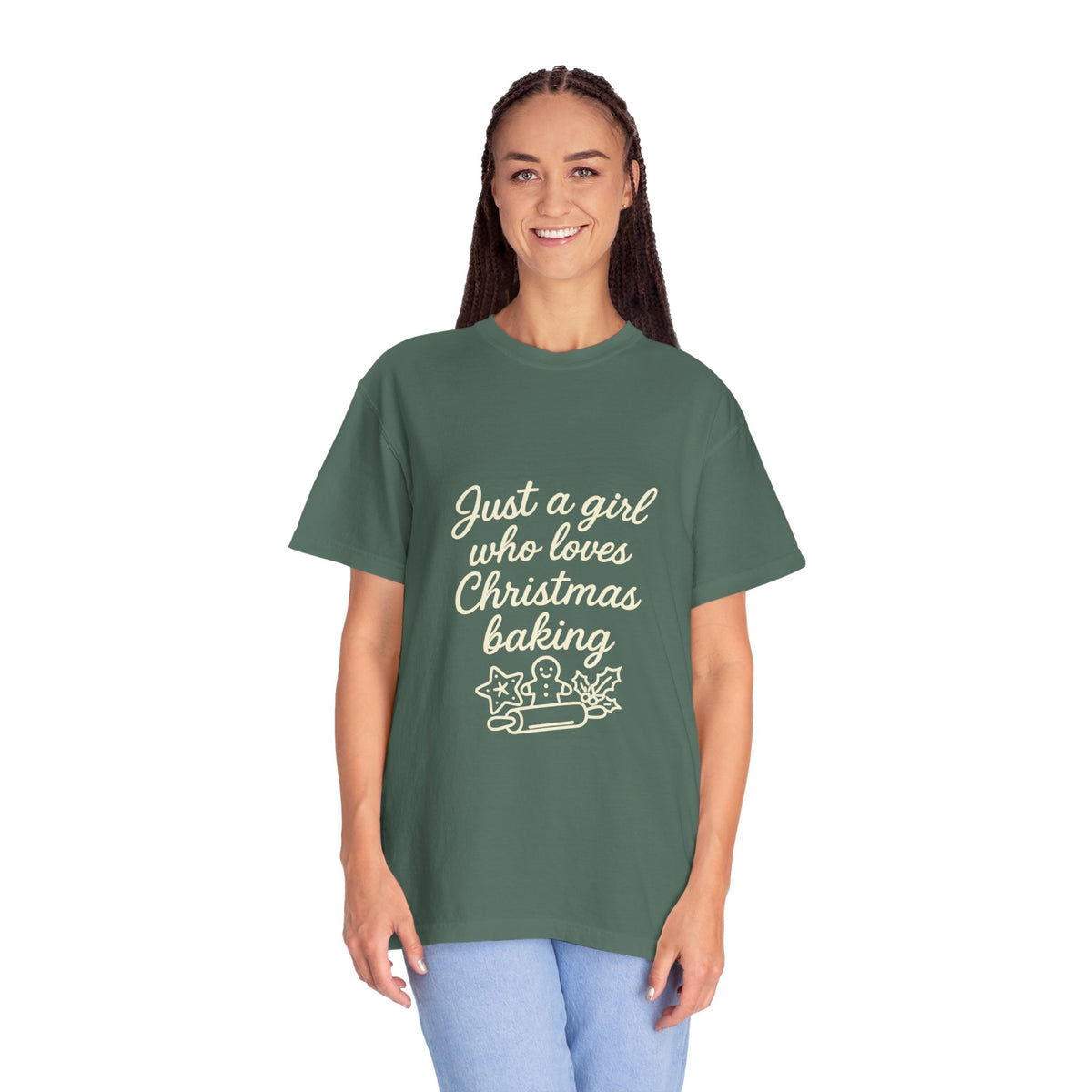 Christmas Baking T-Shirt — "Just a Girl Who Loves Christmas Baking" Holiday Tee- Trending Now - October 2026