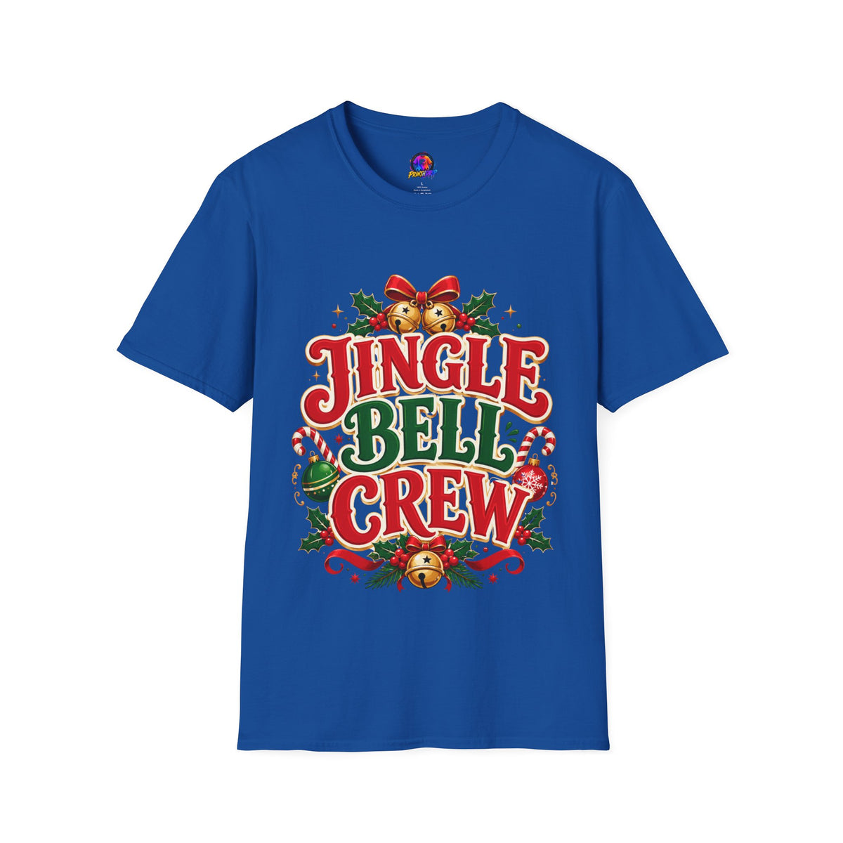 Jingle Bell Crew T-Shirt — Festive Christmas Holiday Tee