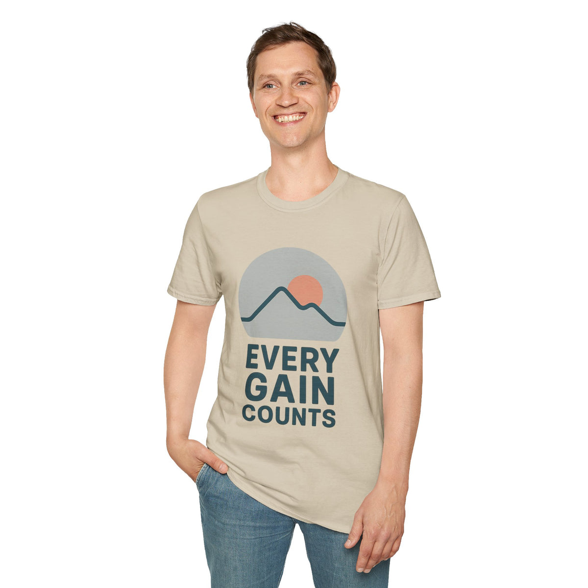 Every Gain Counts Mountain T-Shirt — Inspirational Hiking Tee - Trending Now - September 2026