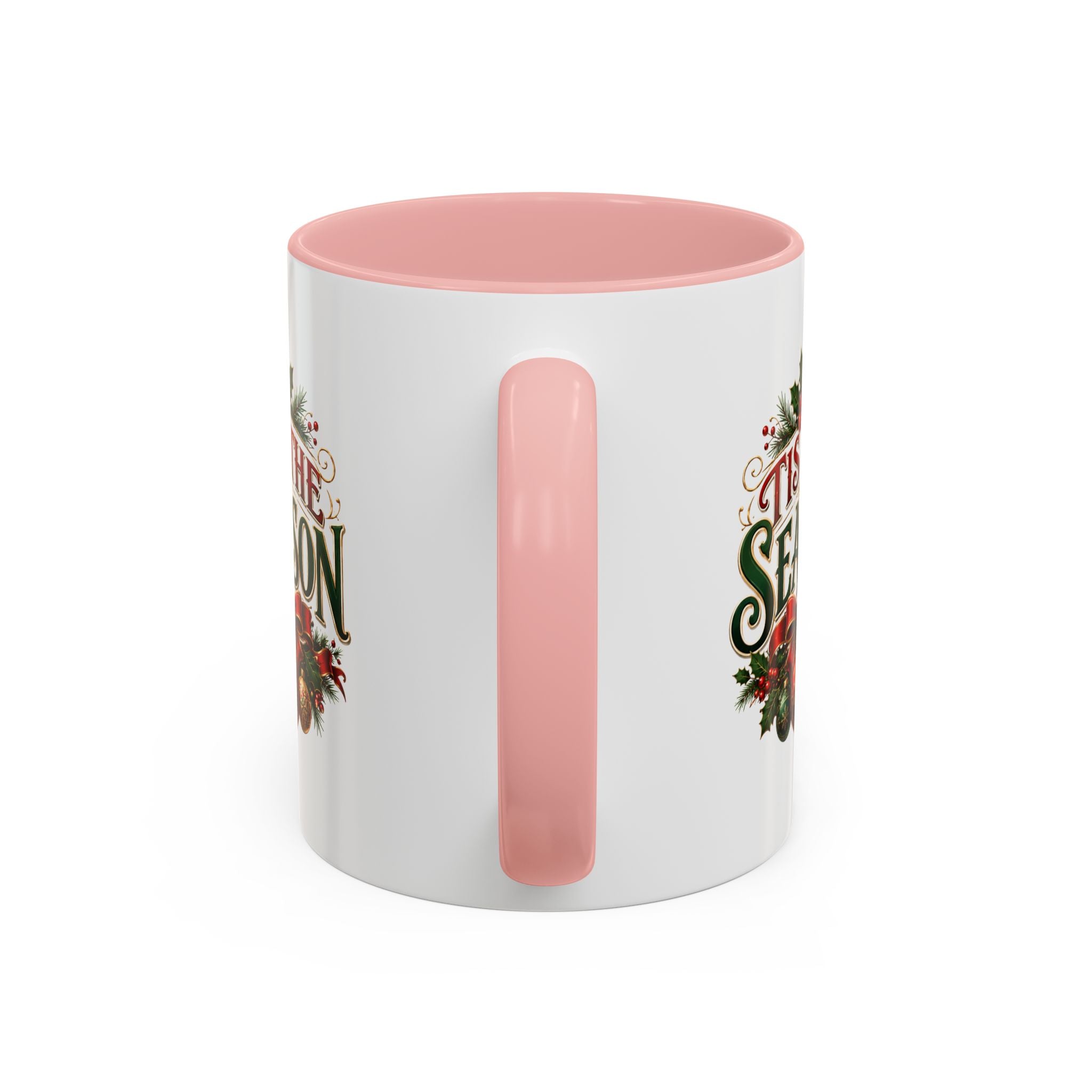 Tis The Season Accent Coffee Mug - Holiday Christmas Coffee Cup