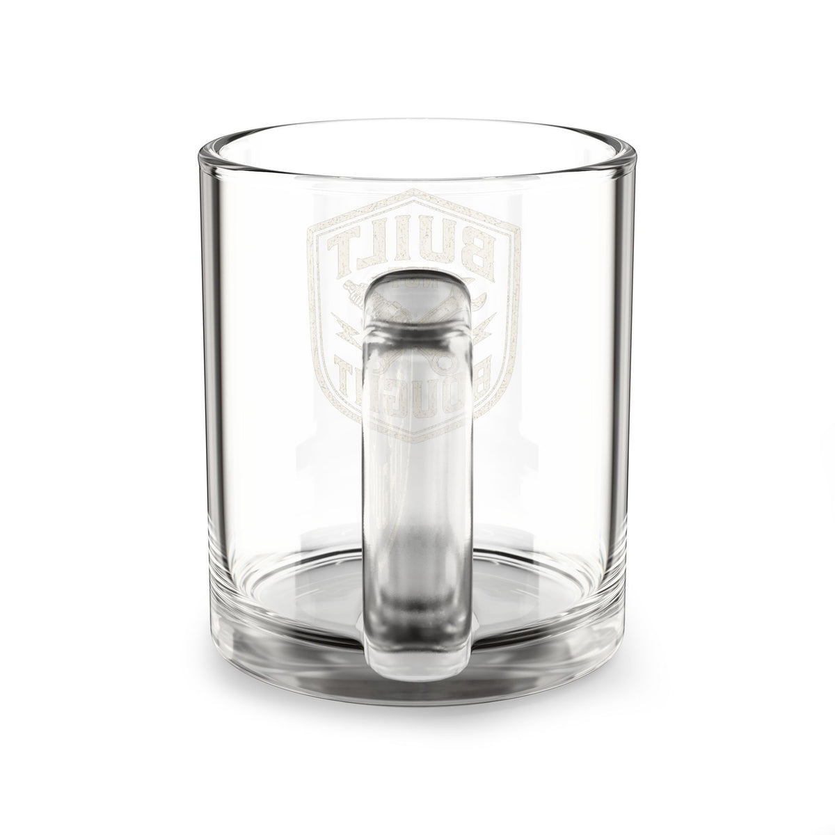 Glass Mug, 10oz Milo Bailey Dog Dad Mom Glass Mug, 10oz
