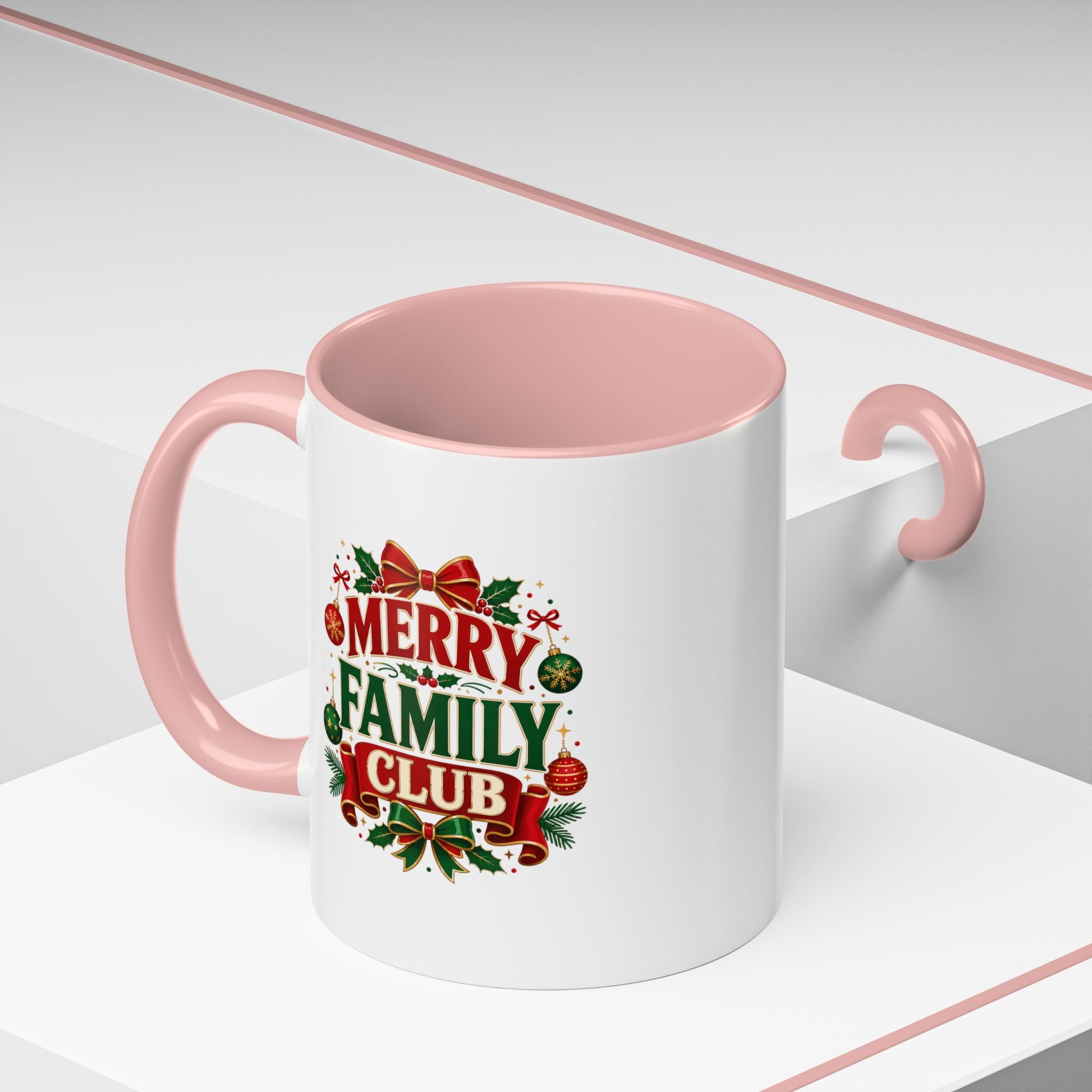 Accent Coffee Mug Merry Family Club