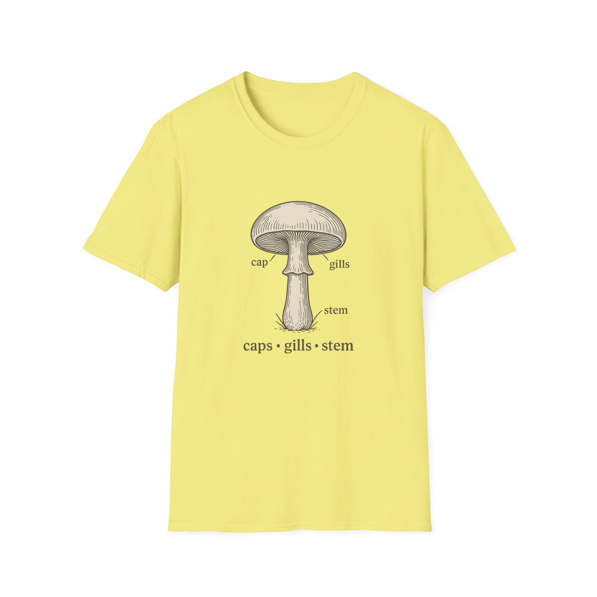 Minimal Mushroom Tee — Vintage Botanical Mushroom Graphic T‑Shirt - Trending Now - August 2026