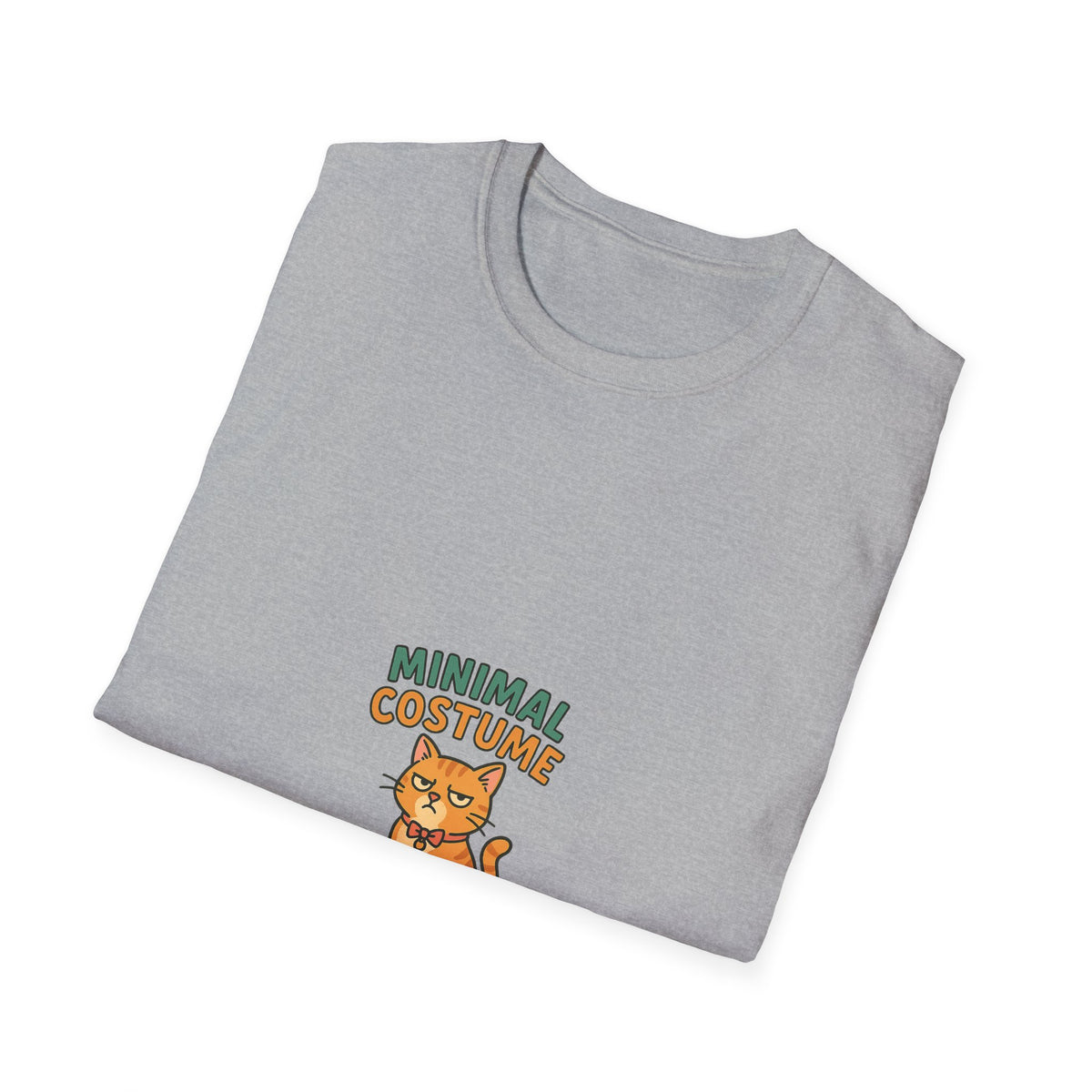 Minimal Costume Maximum Cattitude T-Shirt — Cute Halloween Cat Tee - Trending Now - October 2026