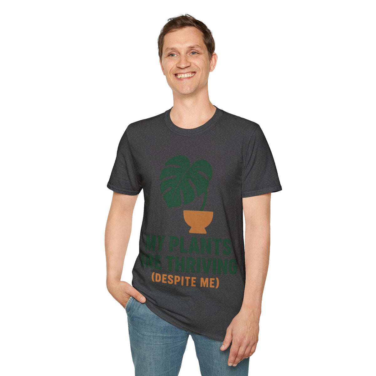 Plant Lover T-Shirt — 'My Plants Are Thriving, Therapy Not' Potted Monstera Tee - Trending Now - September 2026