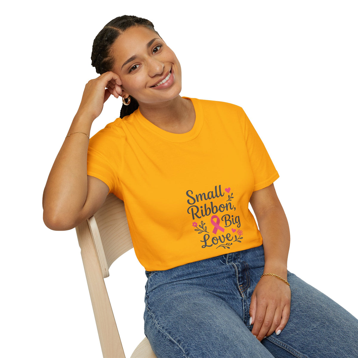Breast Cancer Awareness T-Shirt — "Small Ribbon, Big Love" Pink Ribbon Tee - Trending Now - October 2026