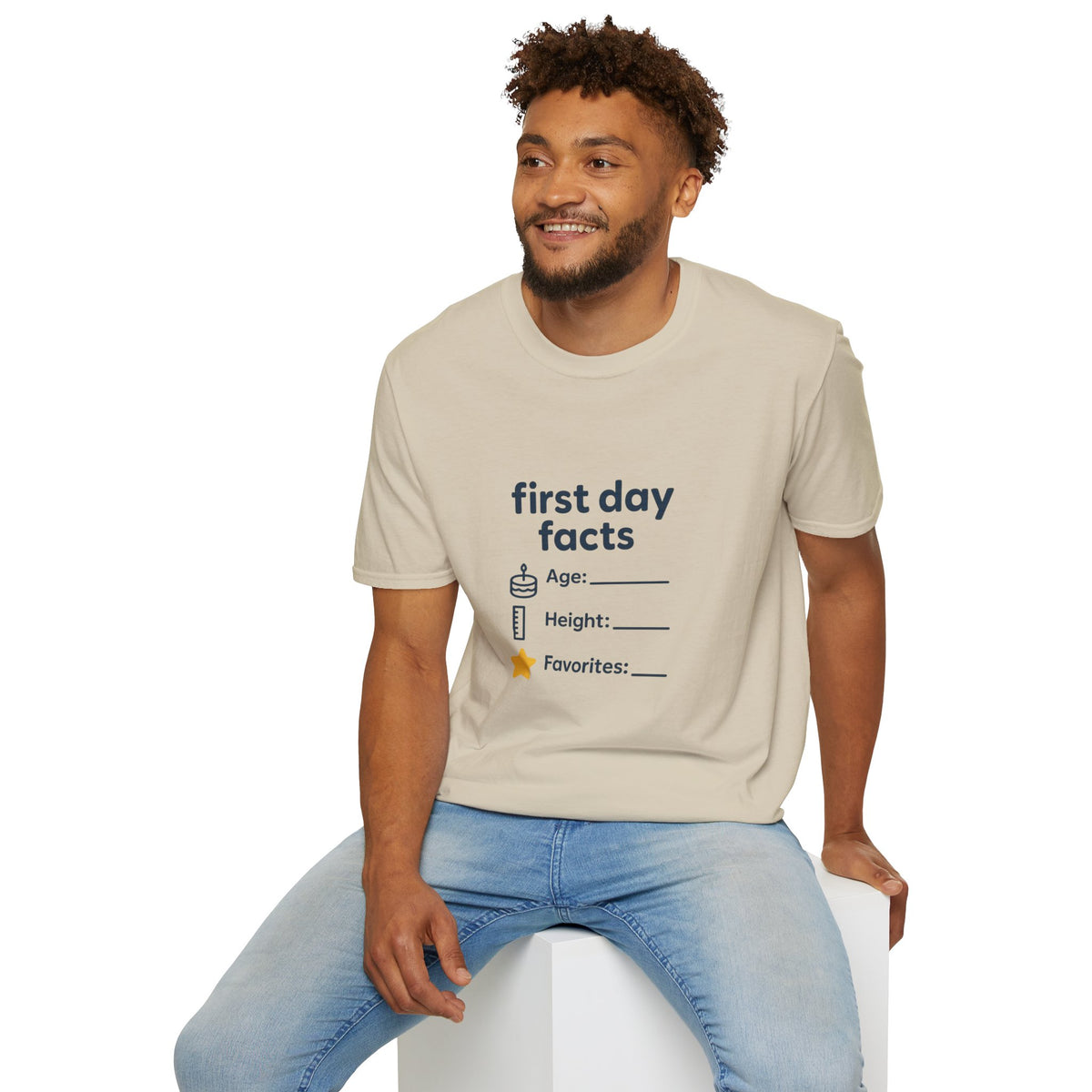 T-Shirt — "First Day Facts" Casual Graphic Tee for Students & Teachers - Trending Now - August 2026