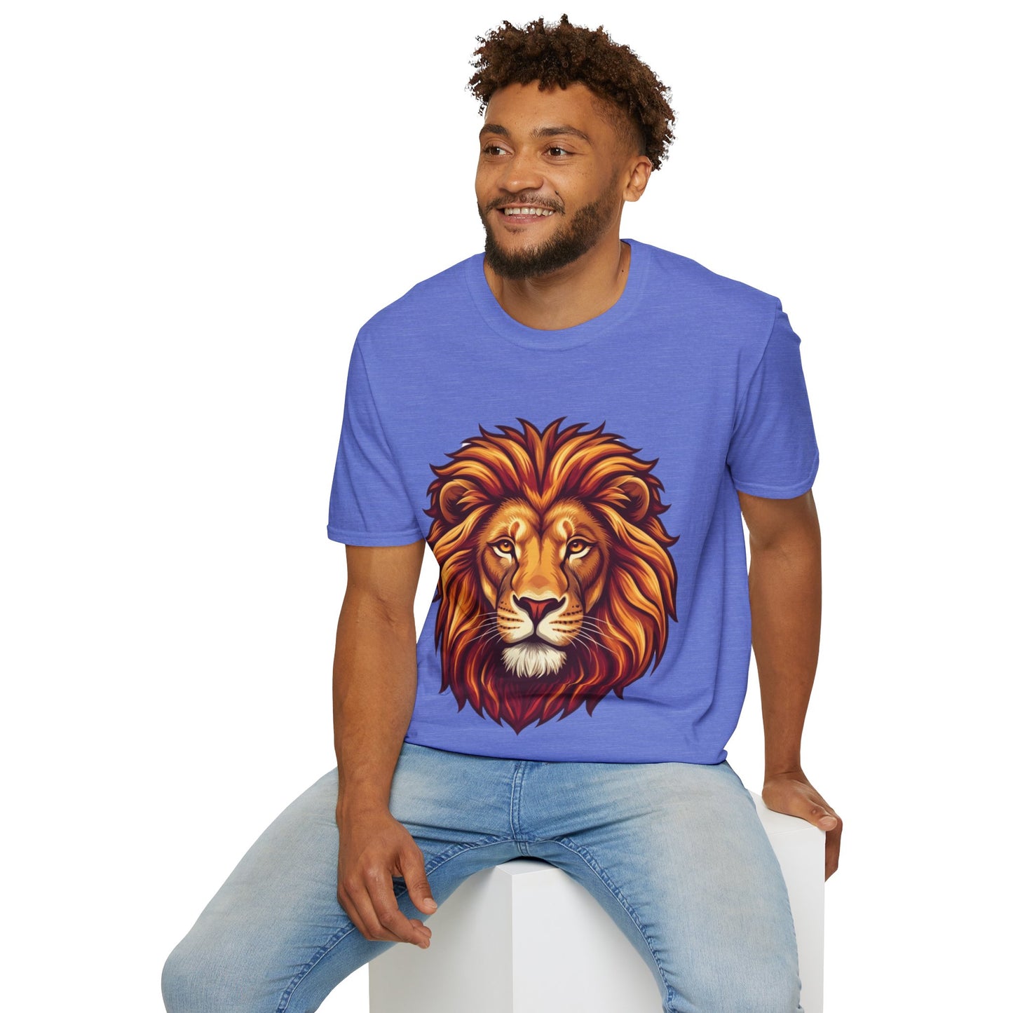 Lion Face T-Shirt — Majestic Lion Head Graphic Tee