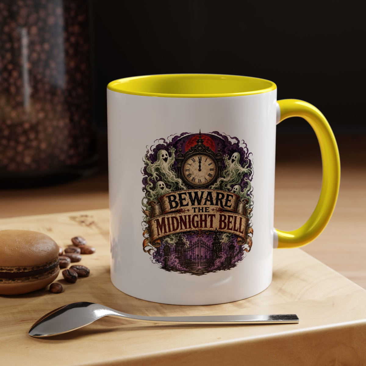 Halloween Beware Of Midnight Accent Coffee Mug