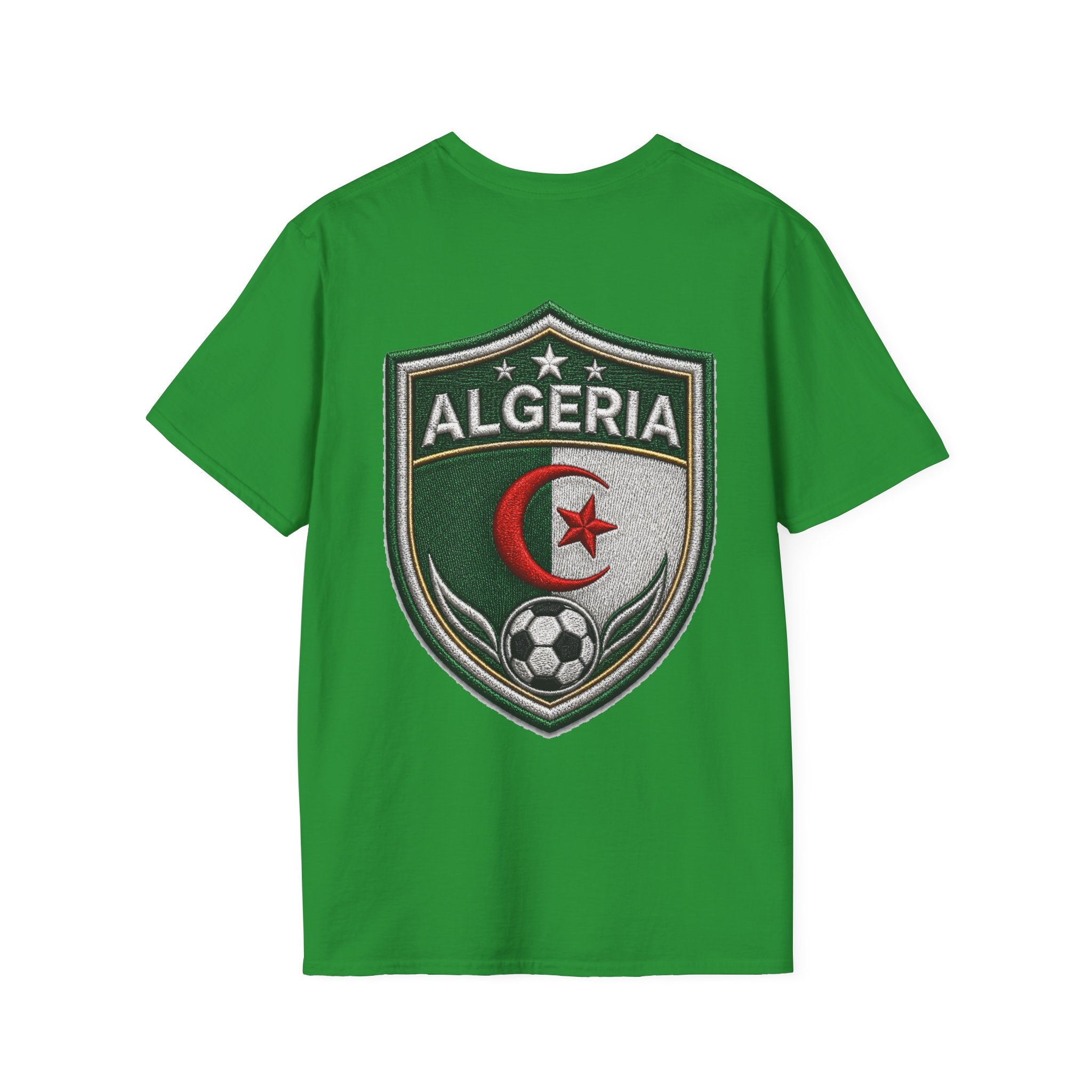 Algeria Football Fan Tee — "Green Desert Fire" Soccer Shirt