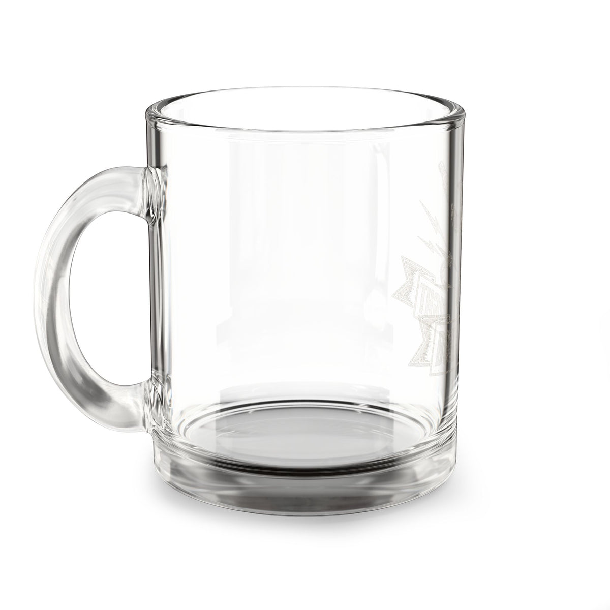 Glass Mug, 10oz Milo Bailey Dog Dad Mom Glass Mug, 10oz