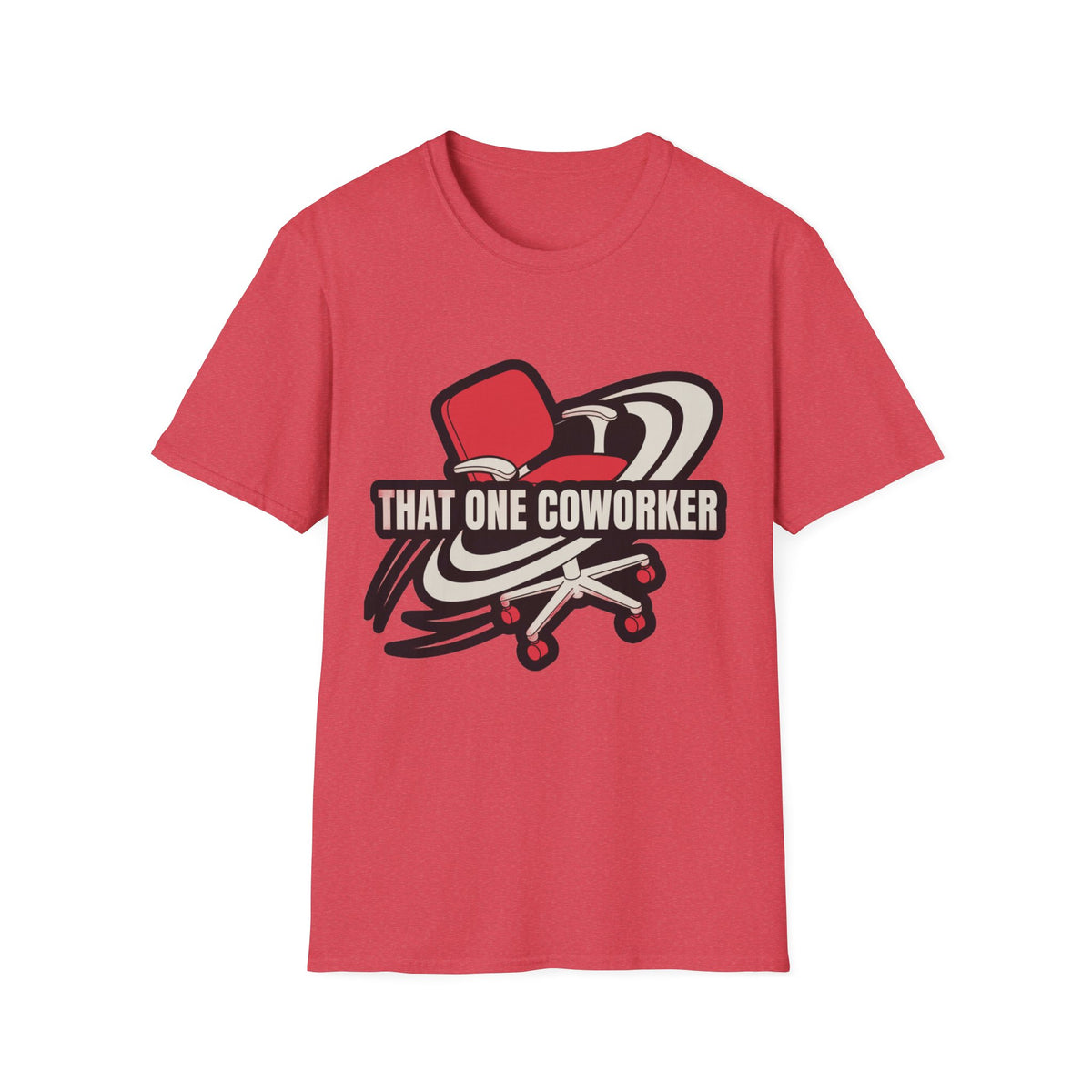 "That One Coworker" Graphic T-Shirt – Funny Office Chair Skateboard Tee - Trending Now - August 2026