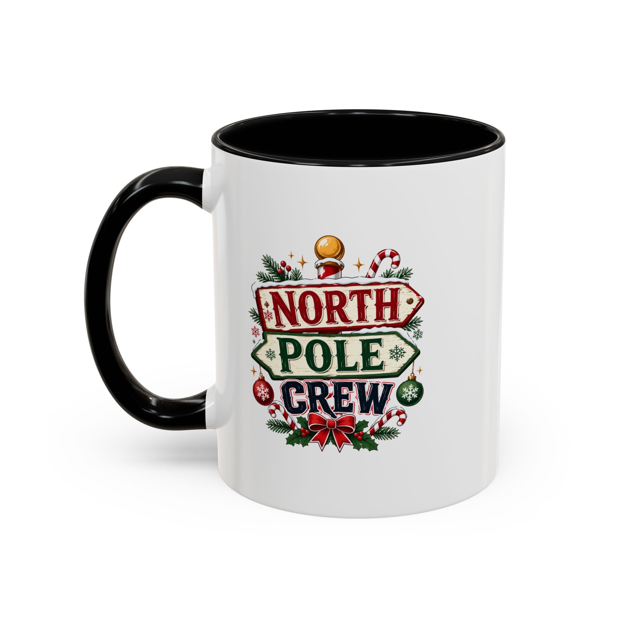 Accent Coffee Mug North Pole Crew