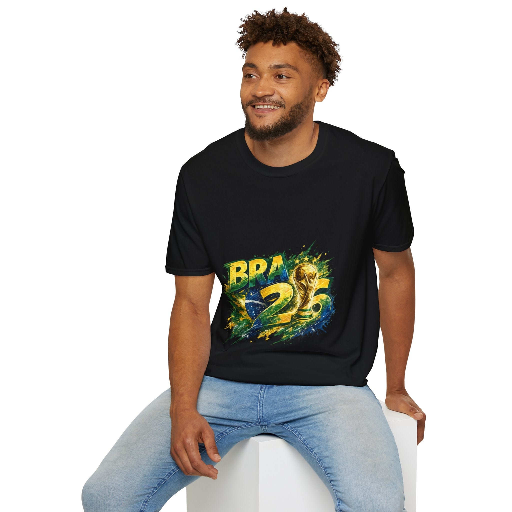 Brazil 25 T‑Shirt — Brazil Soccer World Cup Graphic Tee