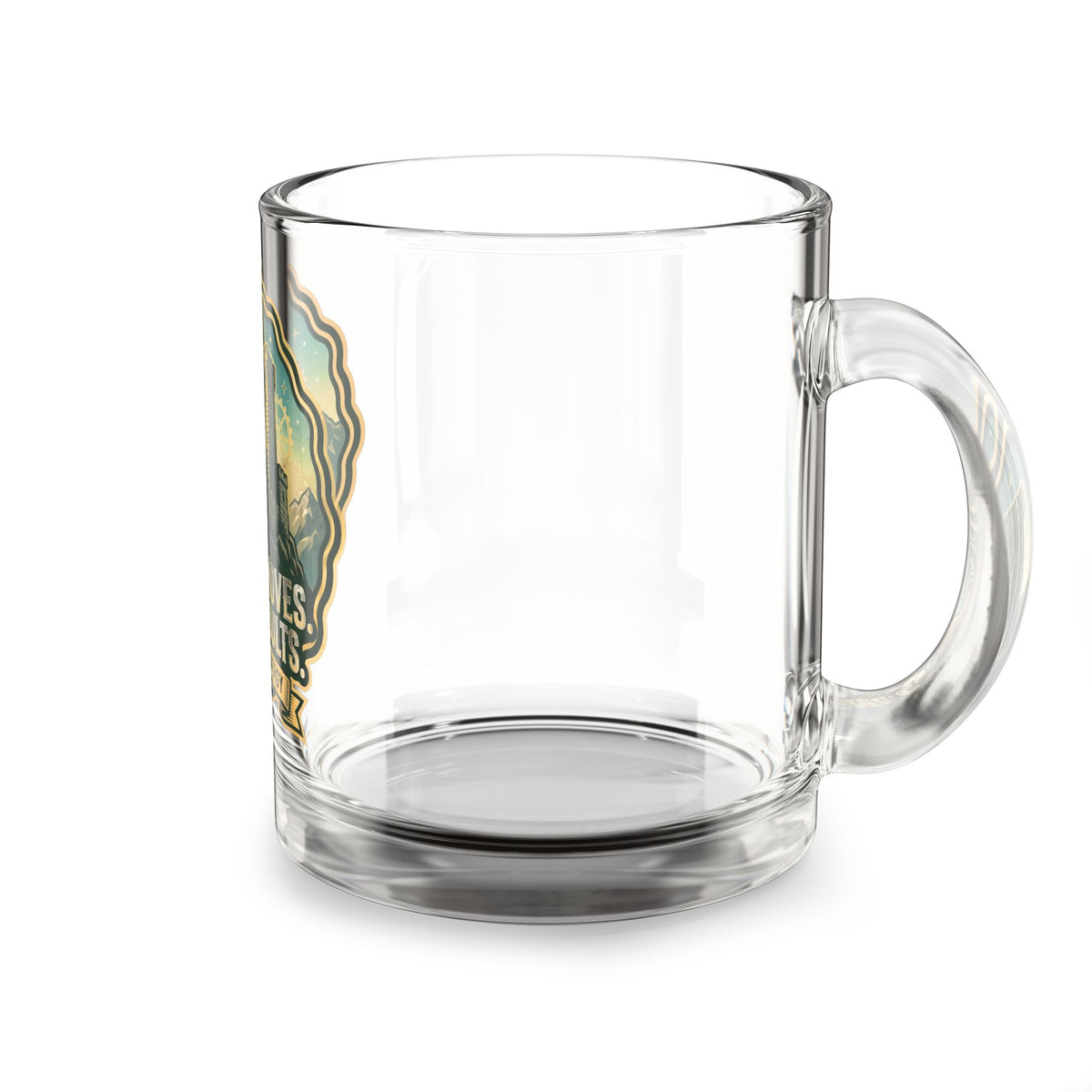 Capricorn Glass Mug – "Silent Moves, Loud Results" Zodiac Coffee Cup