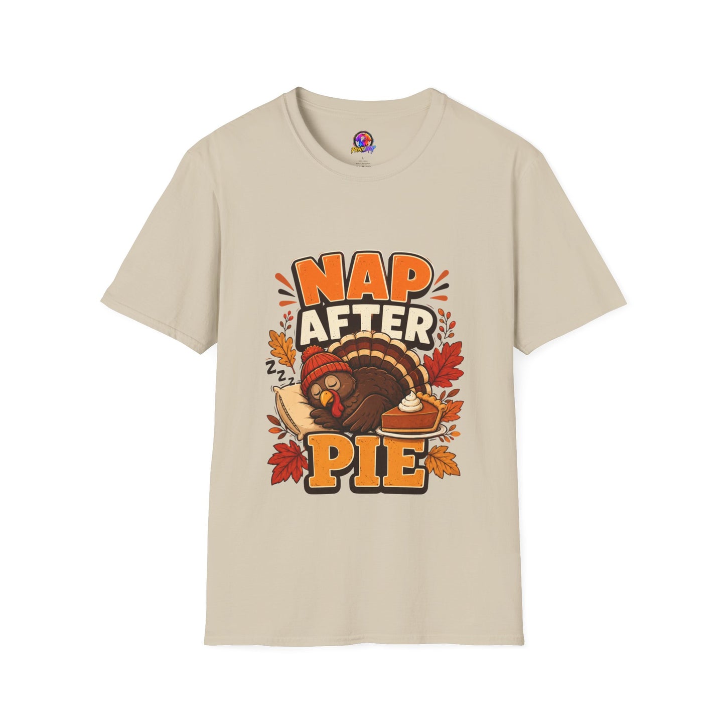 Nap After Pie T-Shirt — Funny Thanksgiving Turkey Tee
