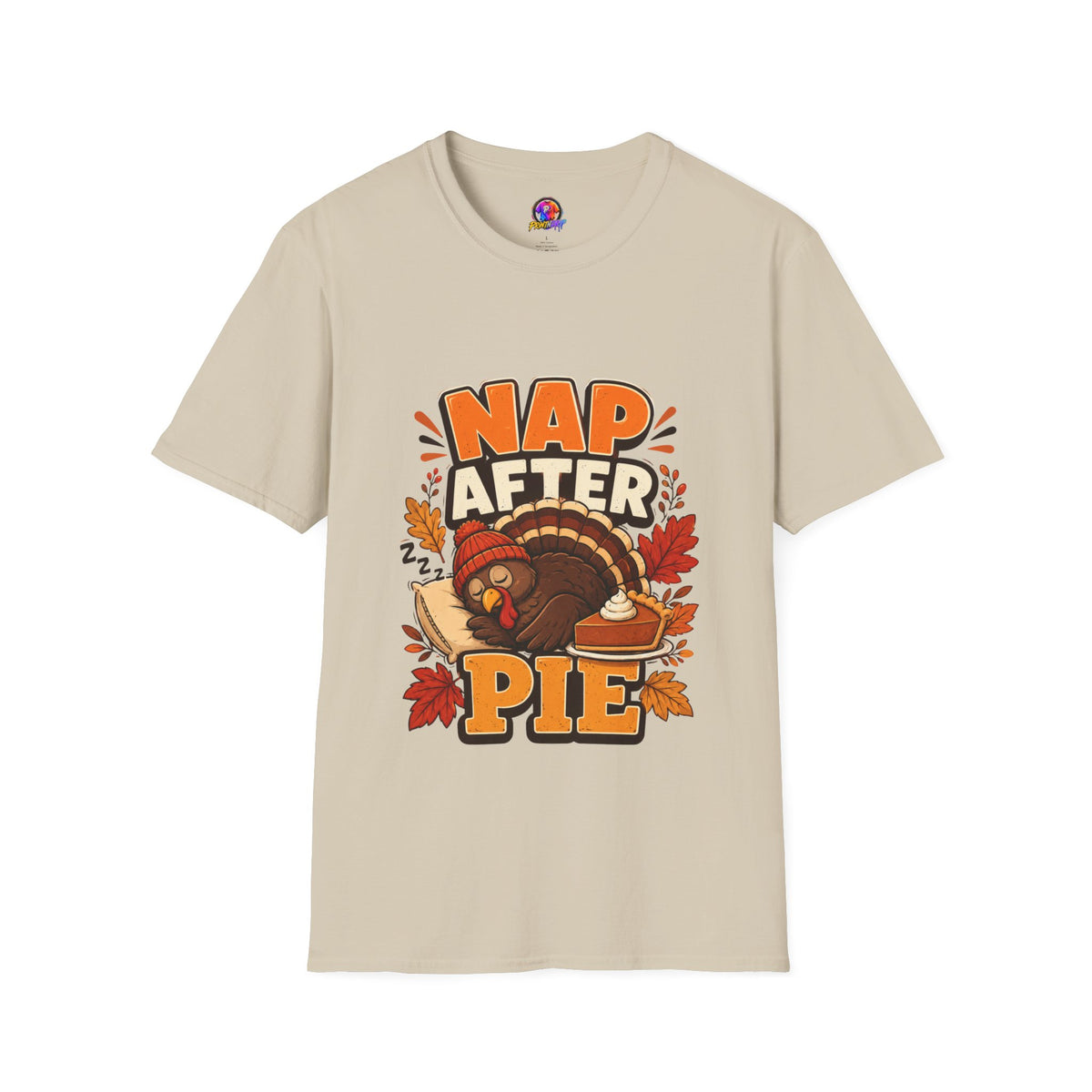 Thanksgiving T-Shirt Nap After Pie T-Shirt — Funny Thanksgiving Turkey Tee
