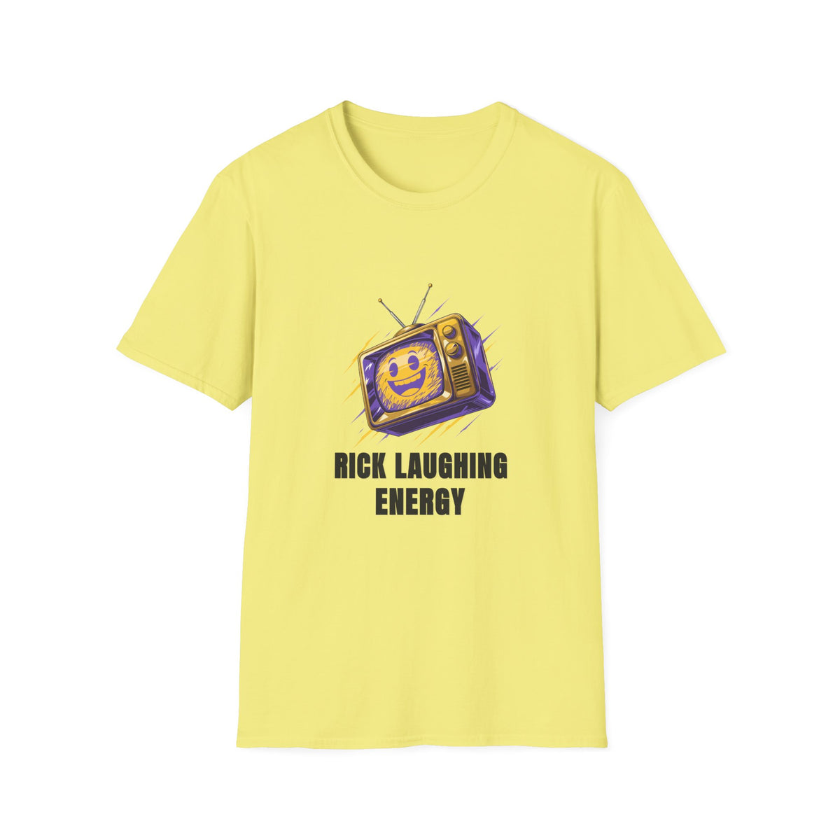 Rick Laughing Energy T-Shirt — Retro TV Graphic Tee - Trending Now - August 2026
