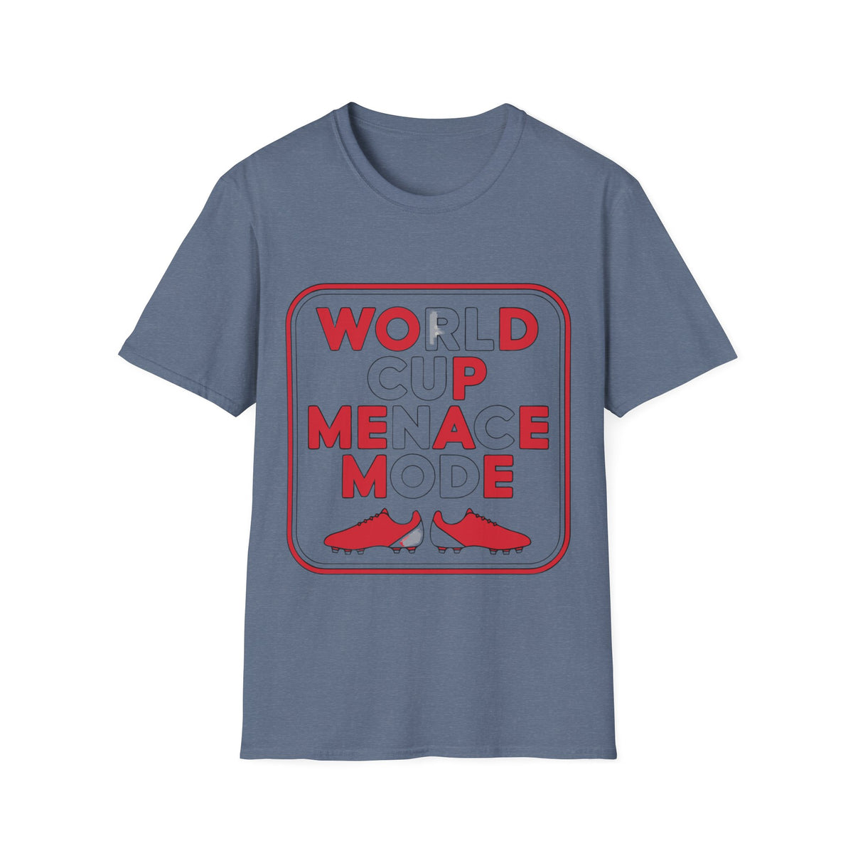 T-Shirt — "World Cup Menace" Retro Soccer Graphic Tee - Trending Now - August 2026