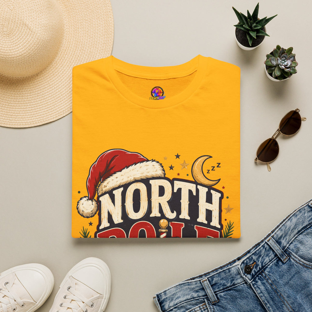 North Pole Nap Team T-Shirt — Funny Christmas Sleepy Holiday Tee