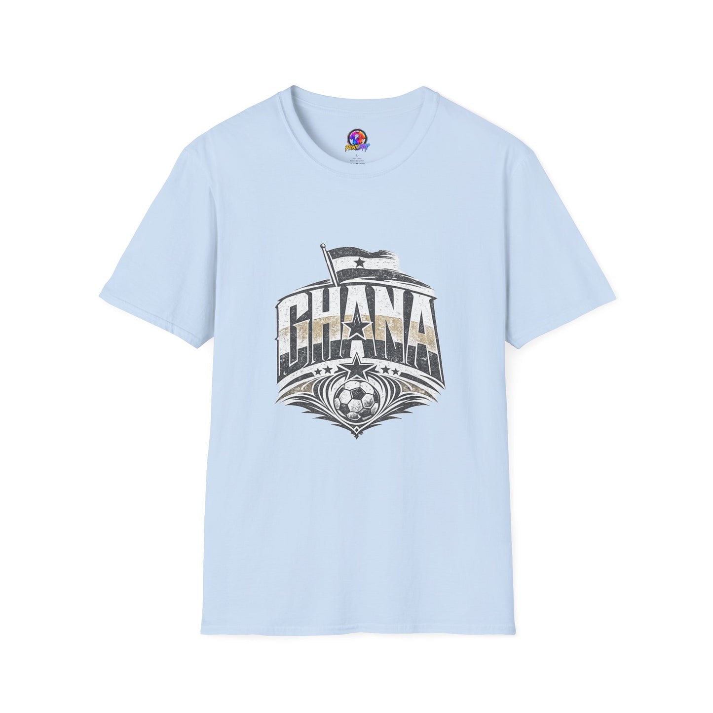 Ghana Vintage Flag T-Shirt — Retro Ghana Pride Graphic Tee