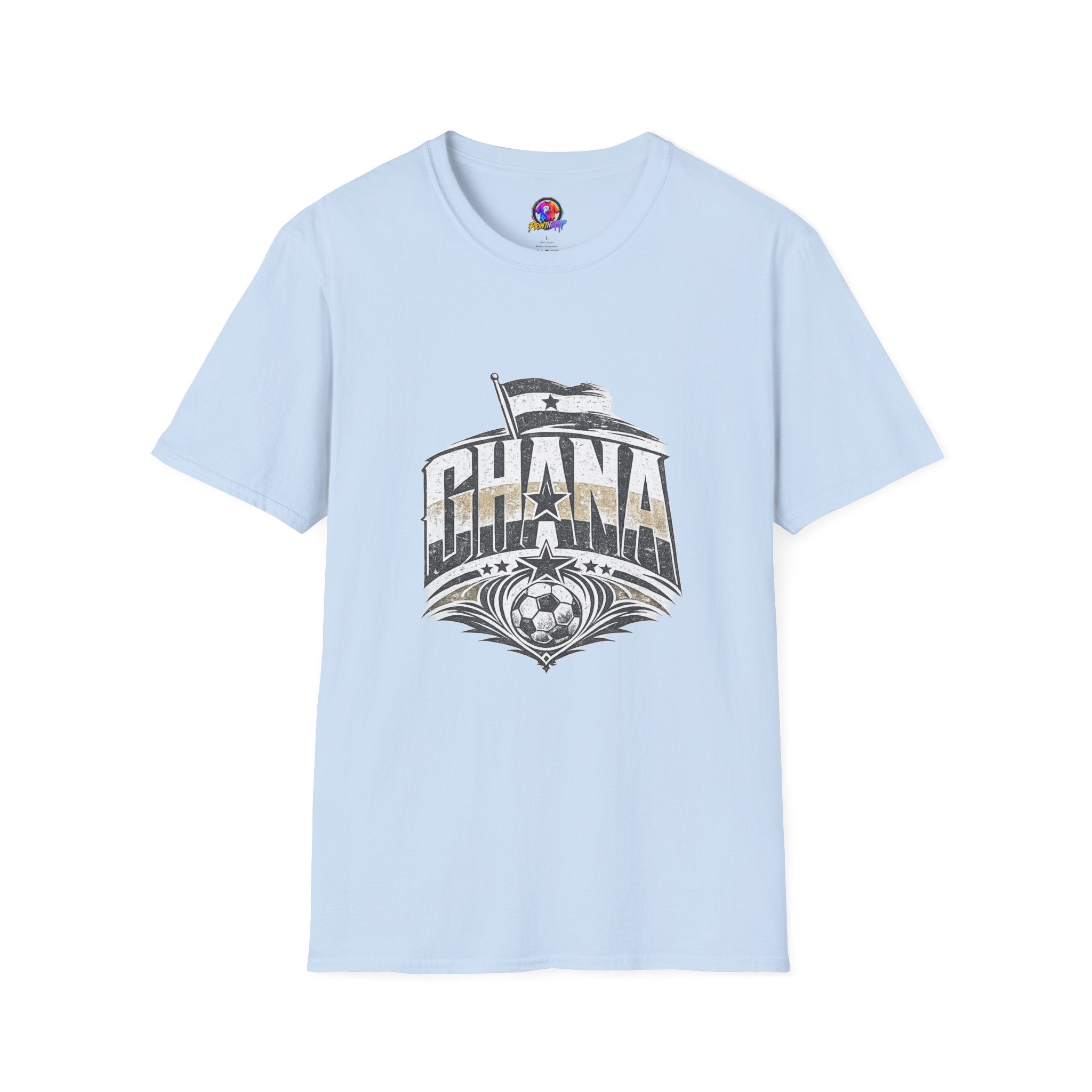 Ghana Vintage Flag T-Shirt — Retro Ghana Pride Graphic Tee