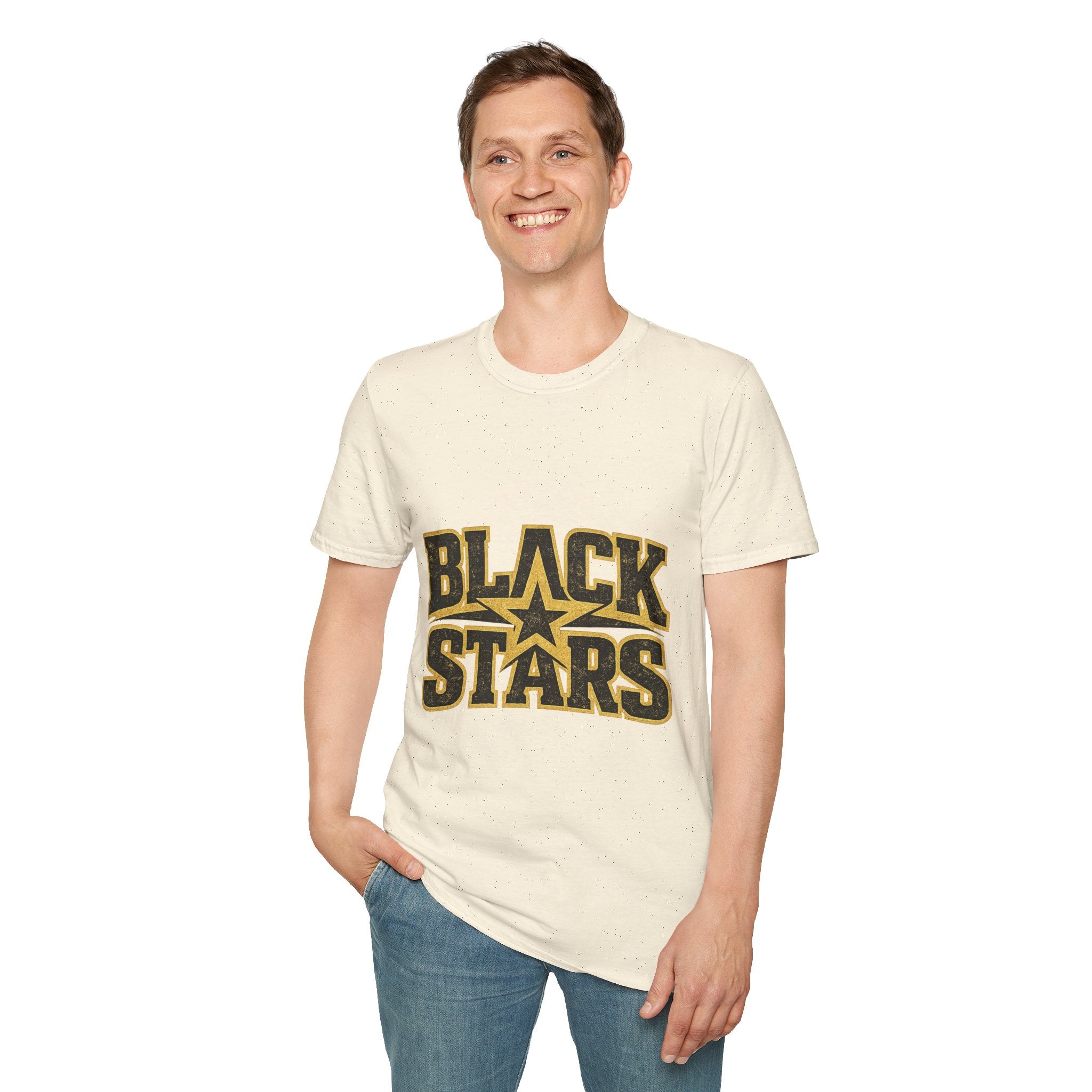 Ghana Black Stars T-Shirt — Bold Vintage Star Logo Tee