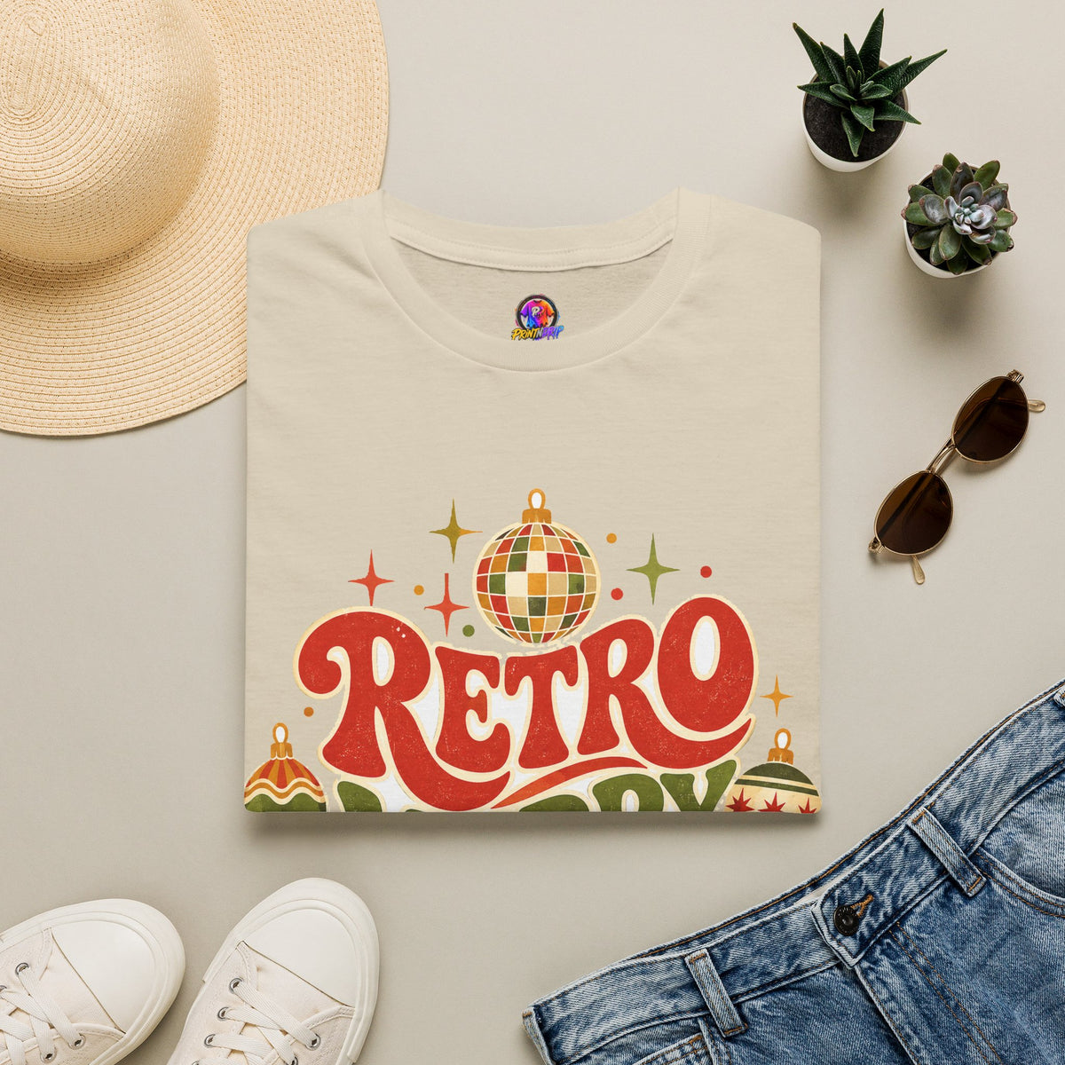 Retro Merry Energy T-Shirt