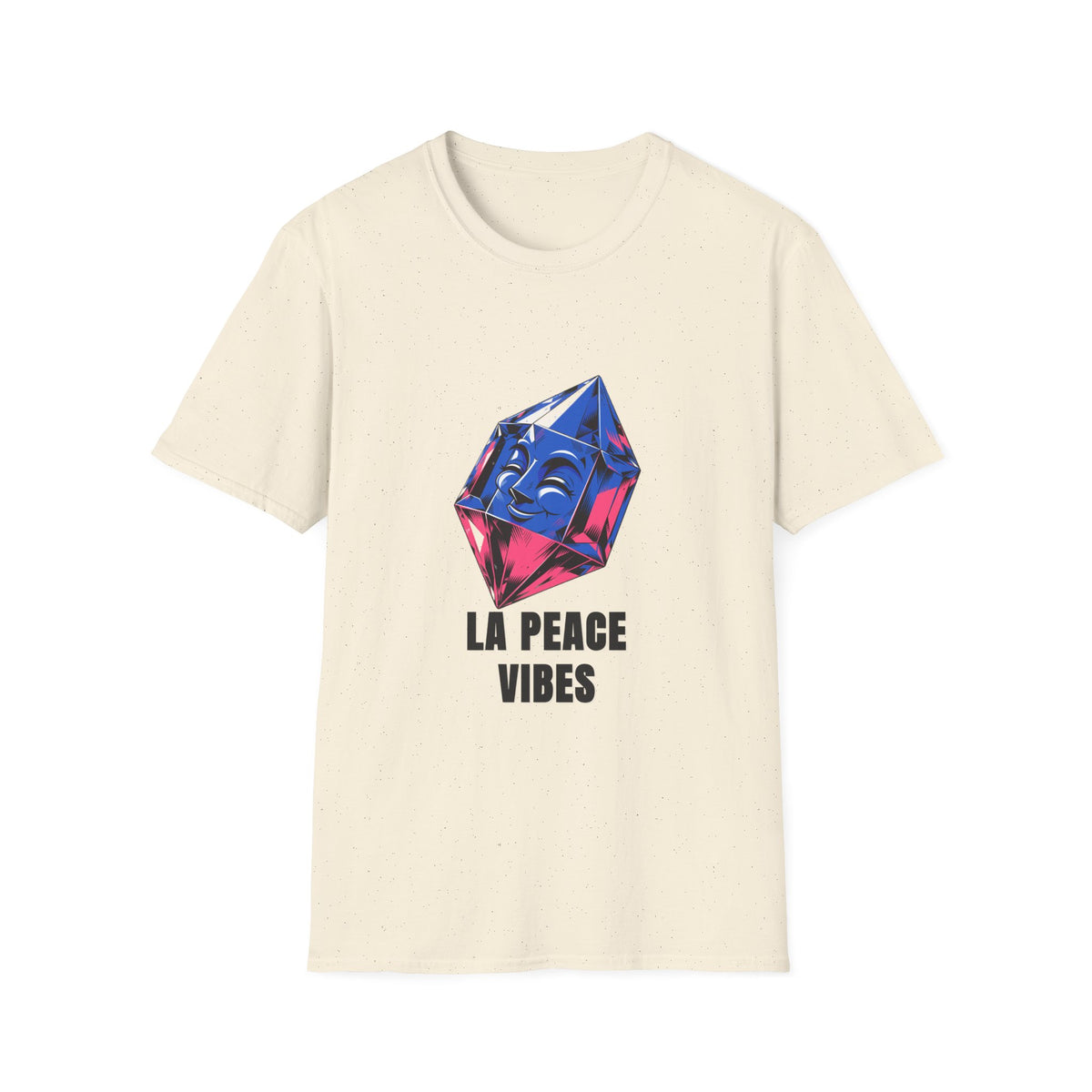 Peace Vibes T-Shirt — Blue Crystal Smiling Buddha Graphic Tee - Trending Now - August 2026