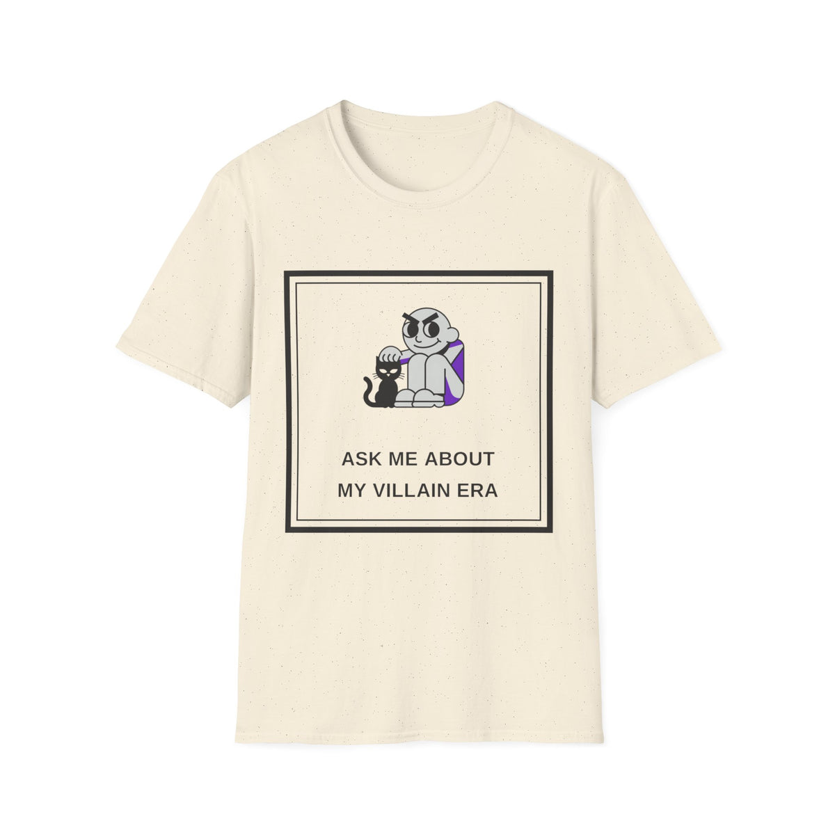 T-Shirt — "Ask Me About My Villain Era" Graphic Tee (Cute Villain Skull Design) - Trending Now - August 2026