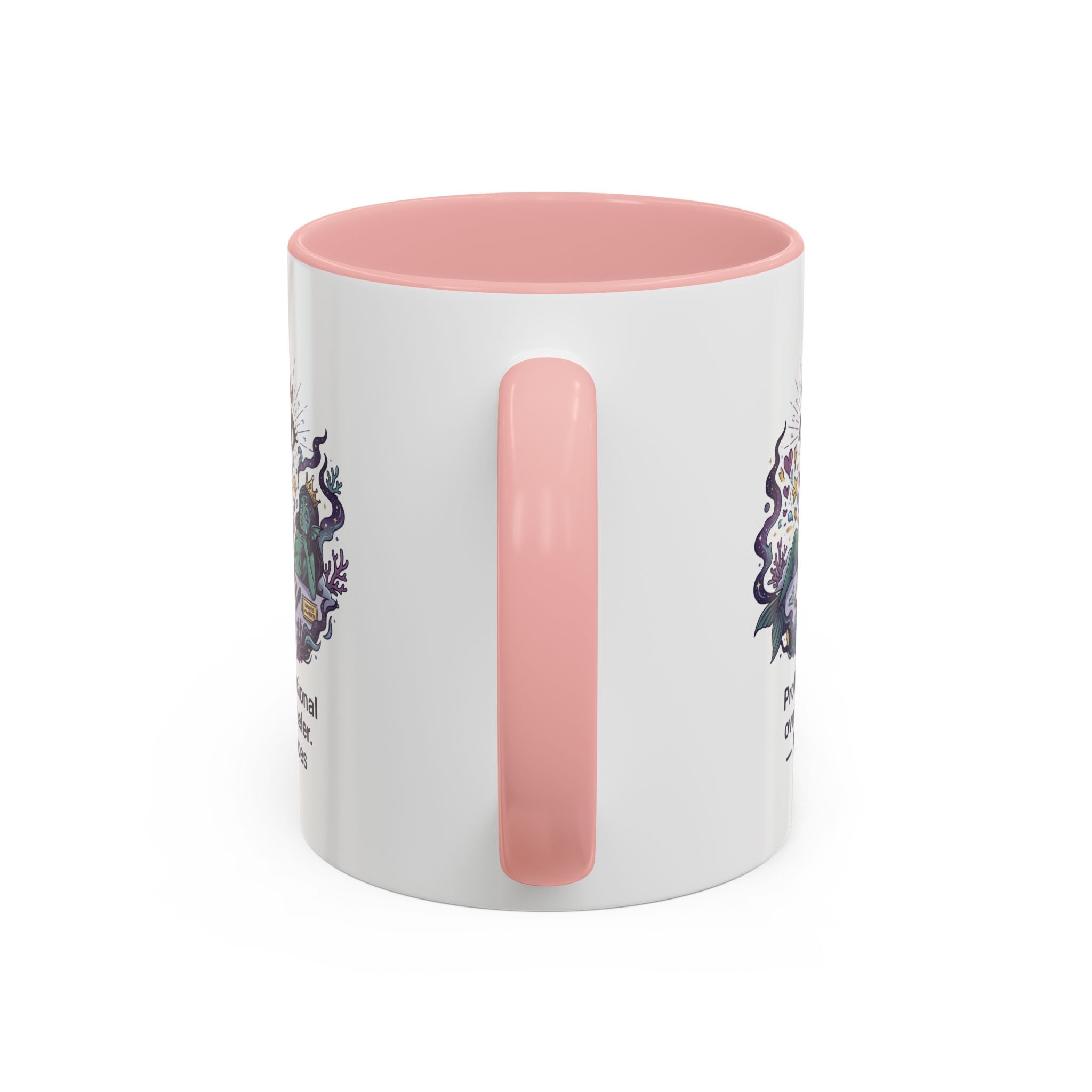 Pisces Coffee Mug — "Professional Over-feeler" Zodiac Accent Mug (11/15oz)