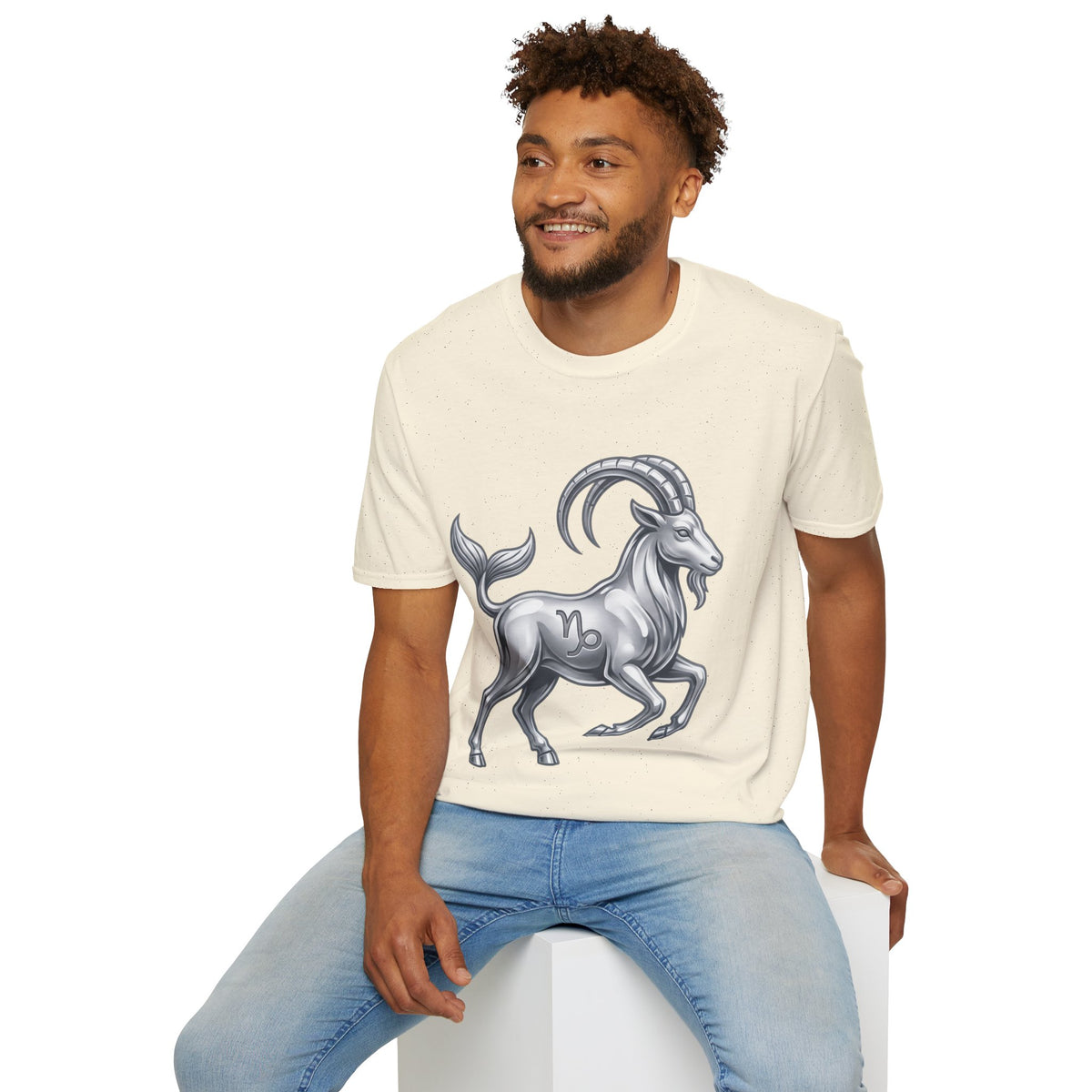 Capricorn Goat Zodiac T-Shirt — Mythical Sea-Goat Horoscope Tee