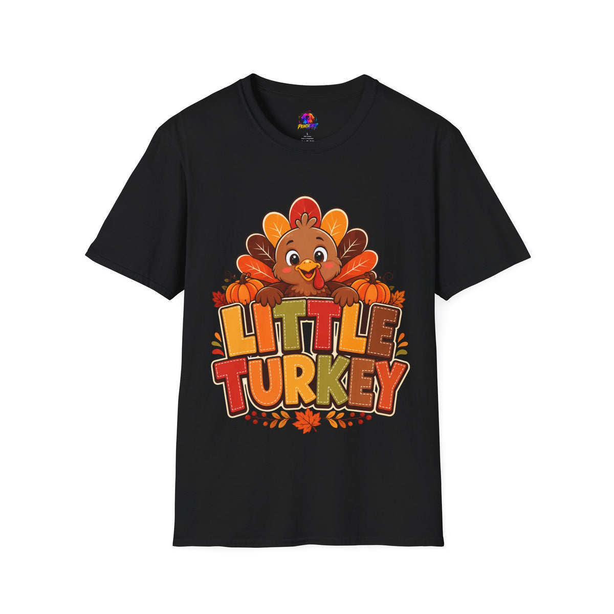 Thanksgiving T-Shirt Little Turkey T‑Shirt – Cute Thanksgiving Kids & Family Tee