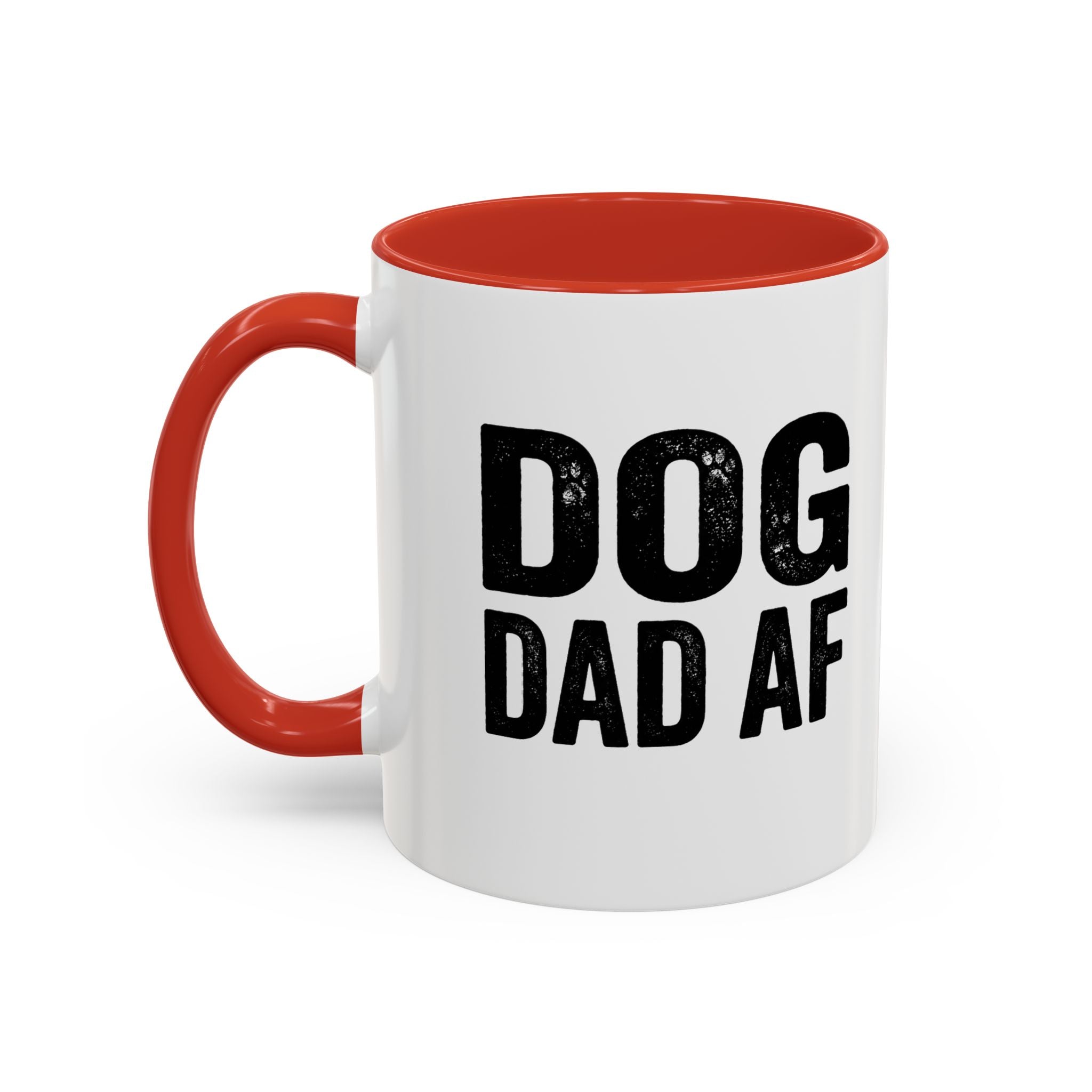 Funny Dog Dad AF Coffee Mug – Funny Black Accen Gift for Dog Lovers