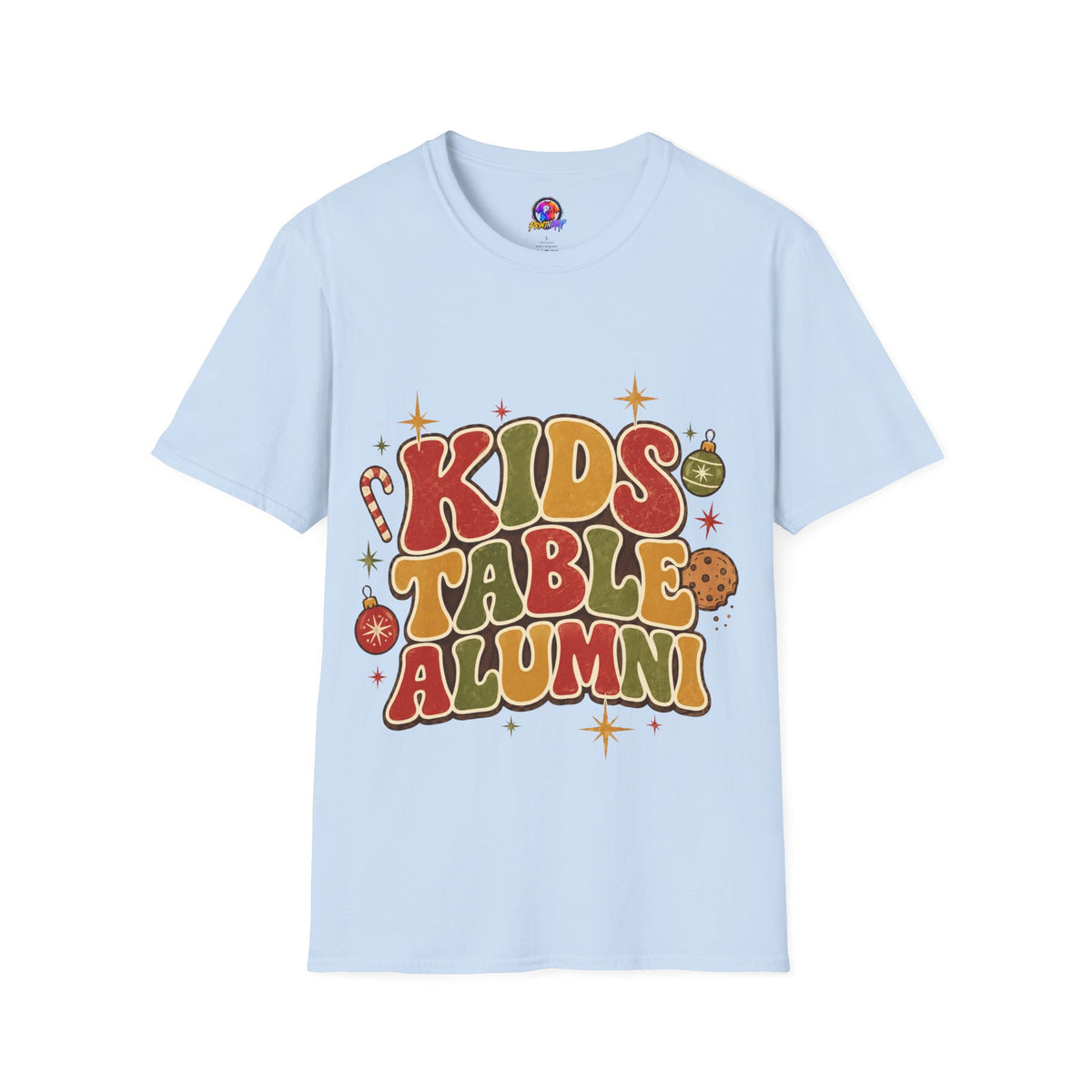 Kids Table Alumni T-Shirt — Retro Holiday Family Dinner Tee