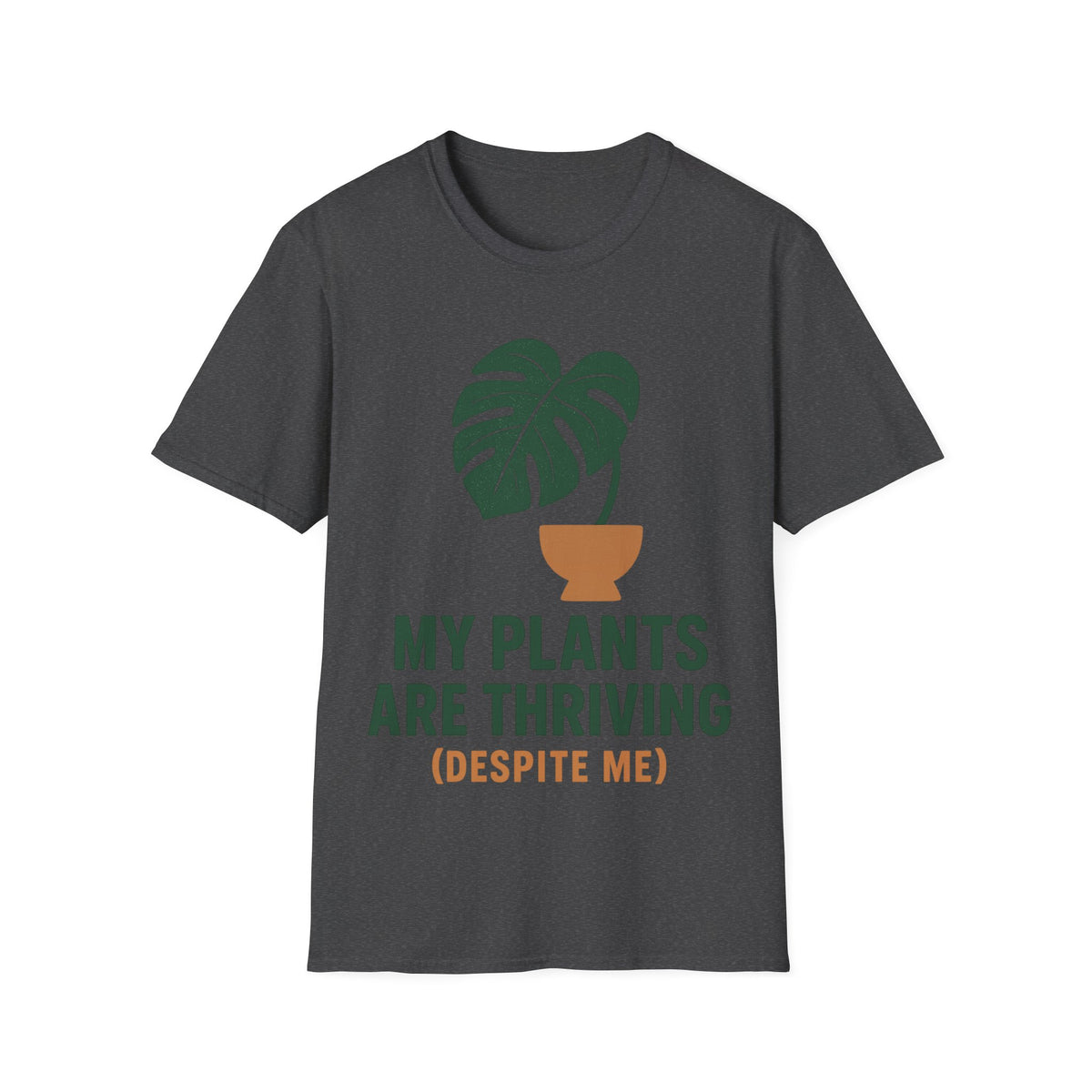 Plant Lover T-Shirt — 'My Plants Are Thriving, Therapy Not' Potted Monstera Tee - Trending Now - September 2026