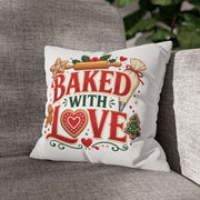 Christmas Baked With Love Holiday Pillowcase - Christmas Baking Decor