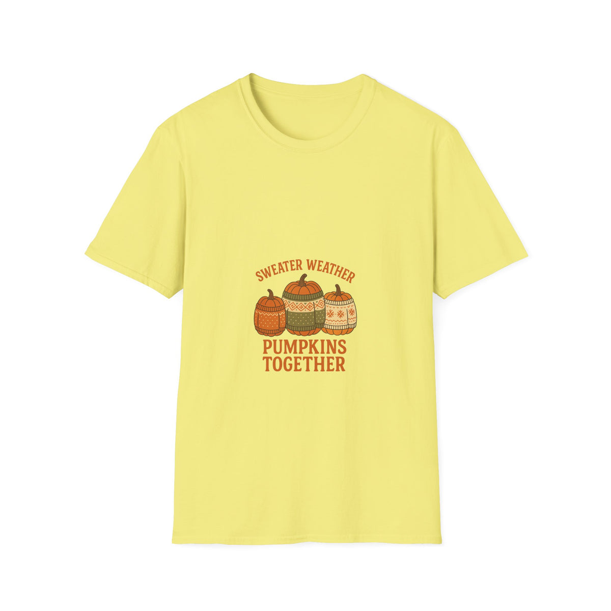Pumpkins Together T‑Shirt — 'Sweater Weather' Fall Pumpkin Graphic Tee - Trending Now - October 2026
