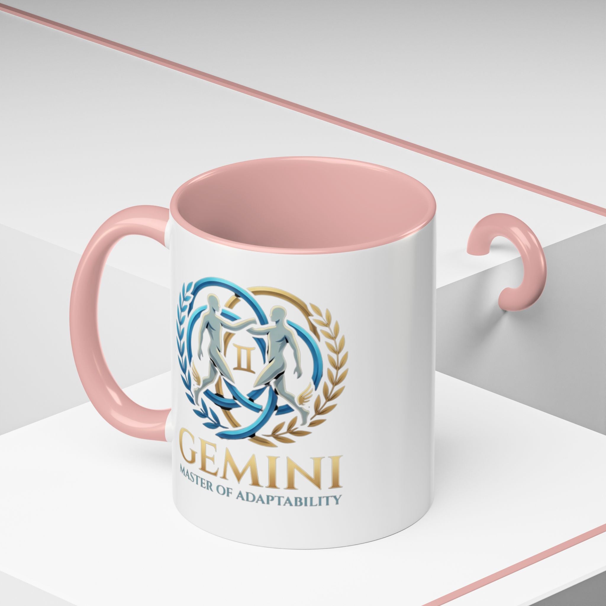 Gemini Zodiac Coffee Mug — 'Master of Adaptability' Accent Mug (11/15oz)