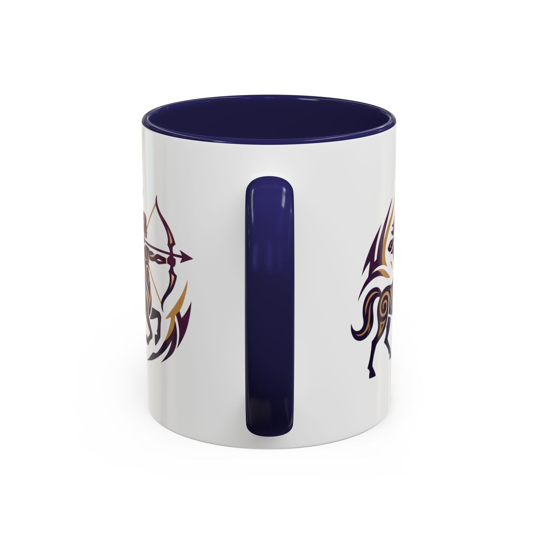 Sagittarius Zodiac Coffee Mug — Archer Centaur Astrology Accent Mug
