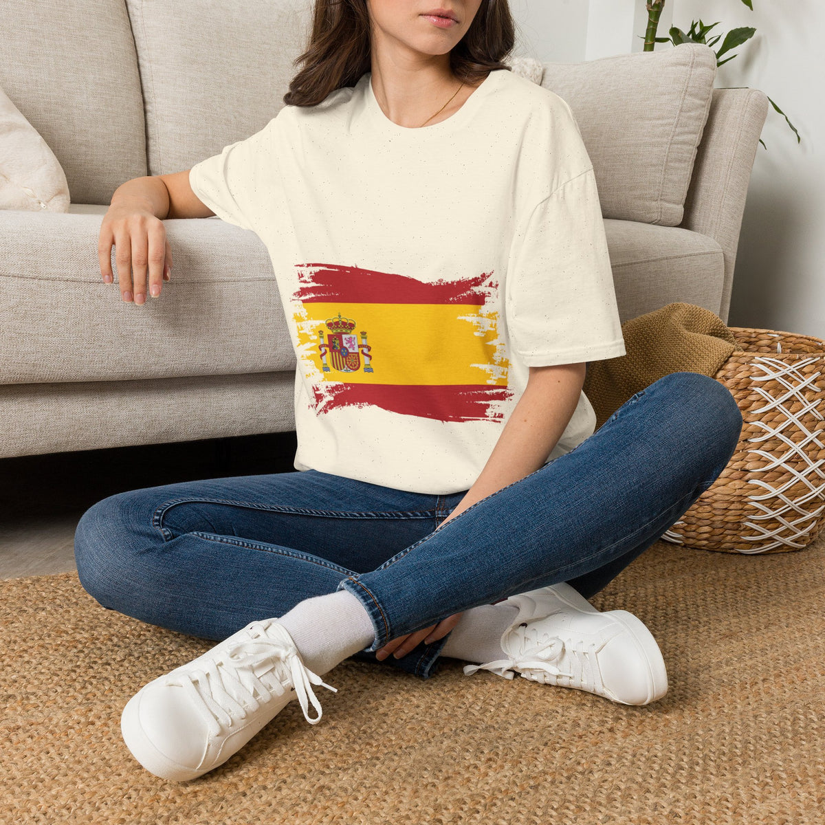 Spain Flag T-Shirt — Distressed Spanish Flag Graphic Tee