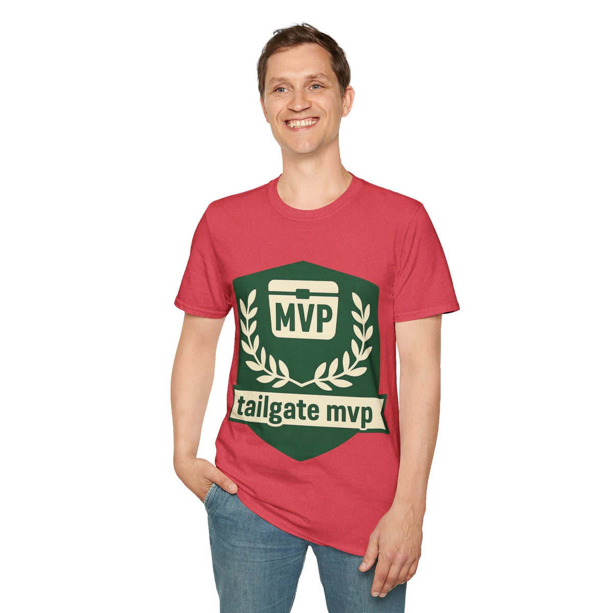 MVP Tailgate T-Shirt — Vintage Green MVP Badge Tee - Trending Now - August 2026