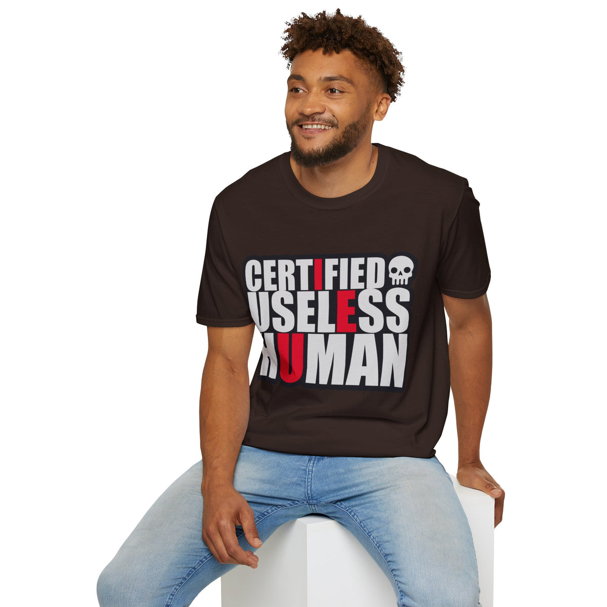 Certified Useless Human T-Shirt — Funny Sarcastic Graphic Tee - Trending Now - August 2026