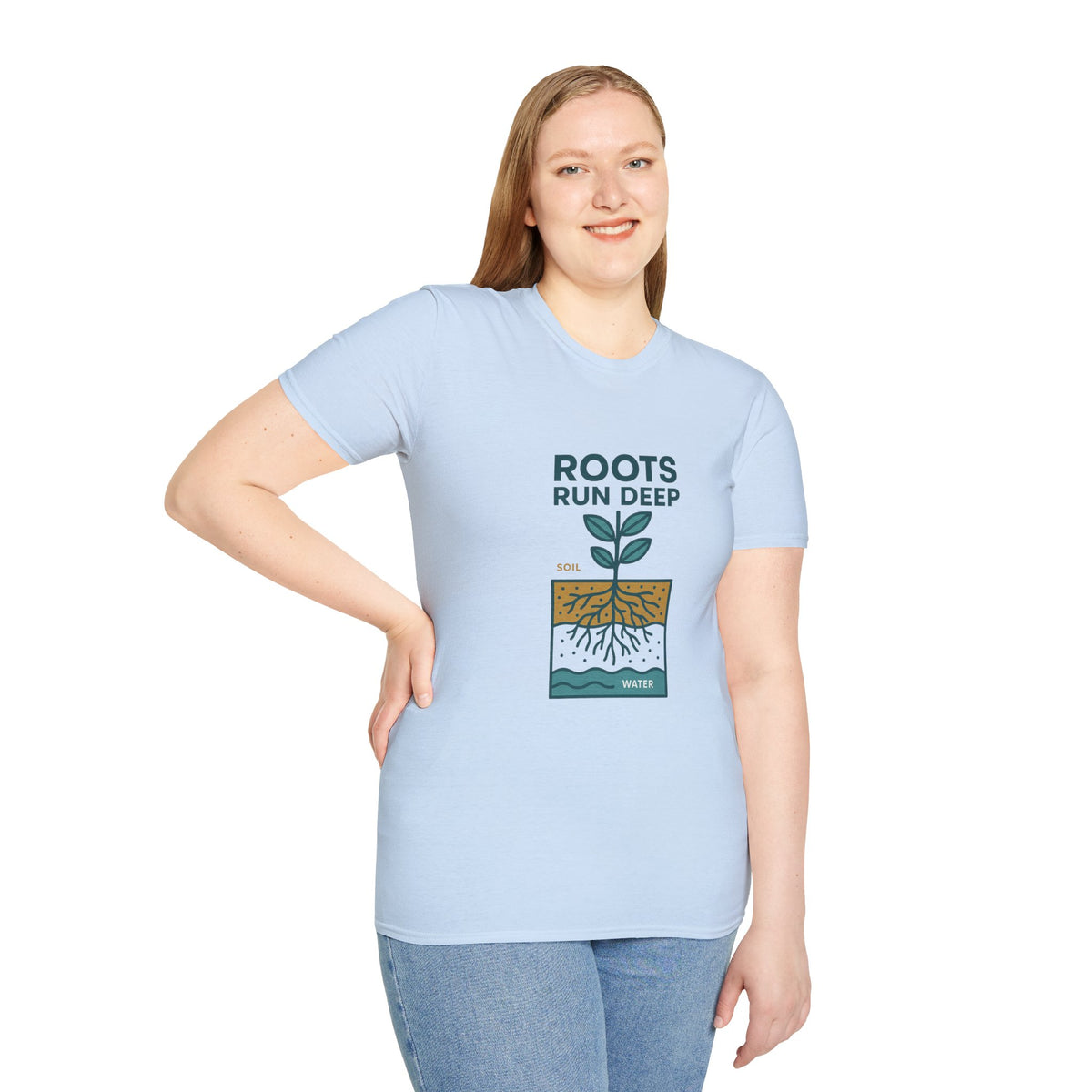 Roots Run Deep T-Shirt — Eco Plant Graphic Tee - Trending Now - August 2026