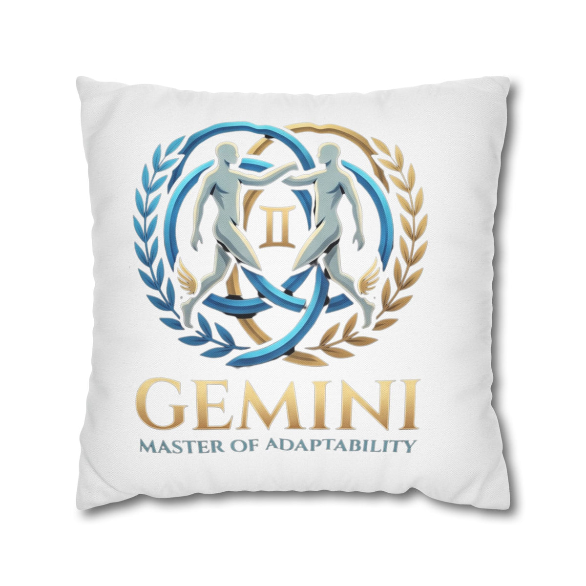 Gemini Zodiac Pillowcase — Master of Adaptability Decorative Throw Pillow Cover