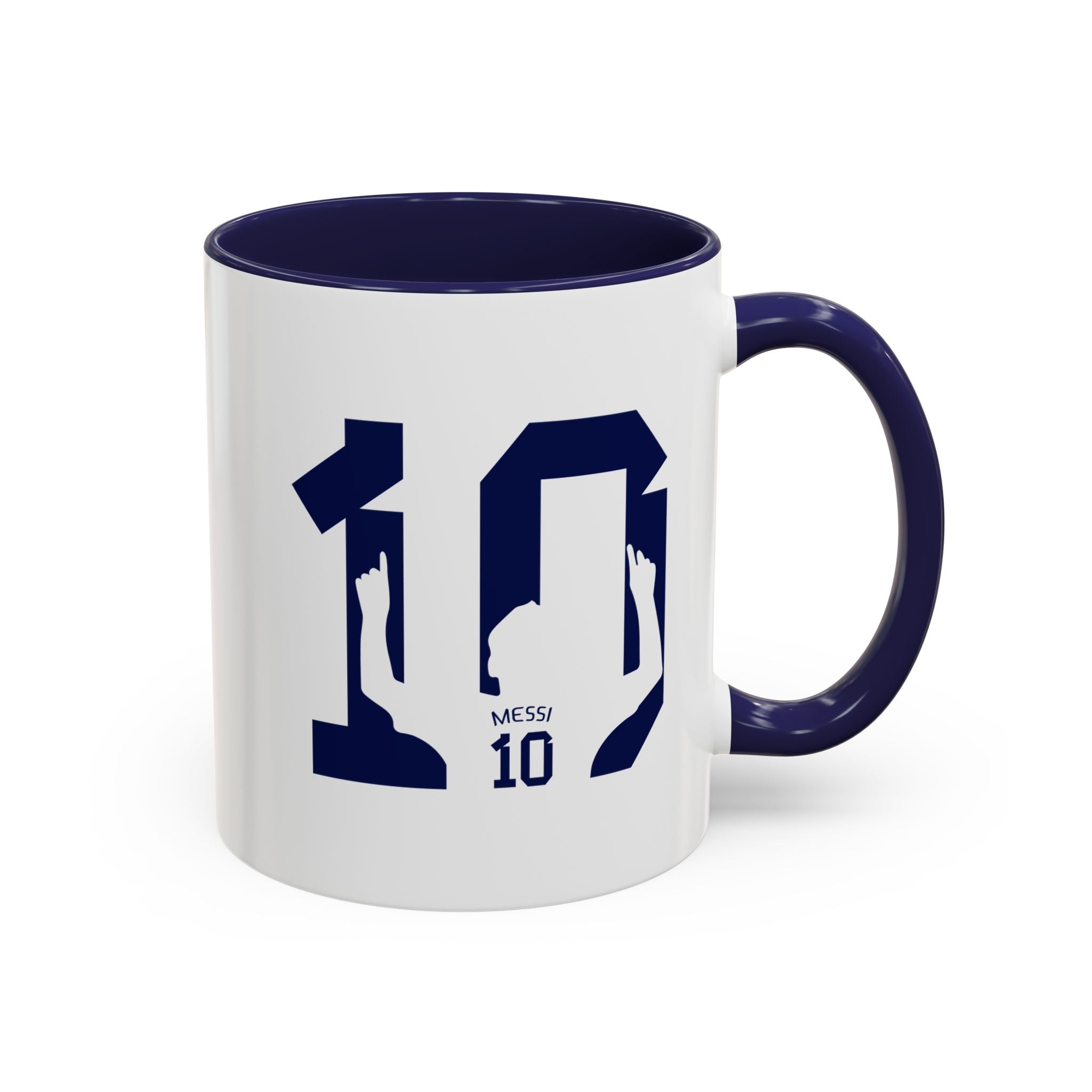 Messi Number 10 Coffee Mug — Soccer Fan Accent Mug