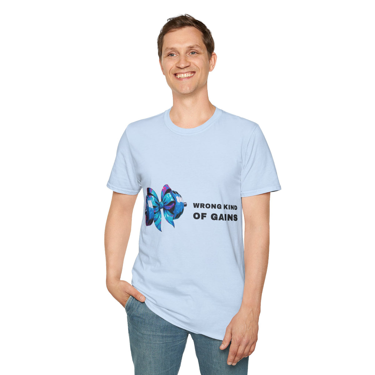 Gym Motivational T-Shirt — “Wrong Kind of Gains” Dumbbell Workout Tee - Trending Now - September 2026