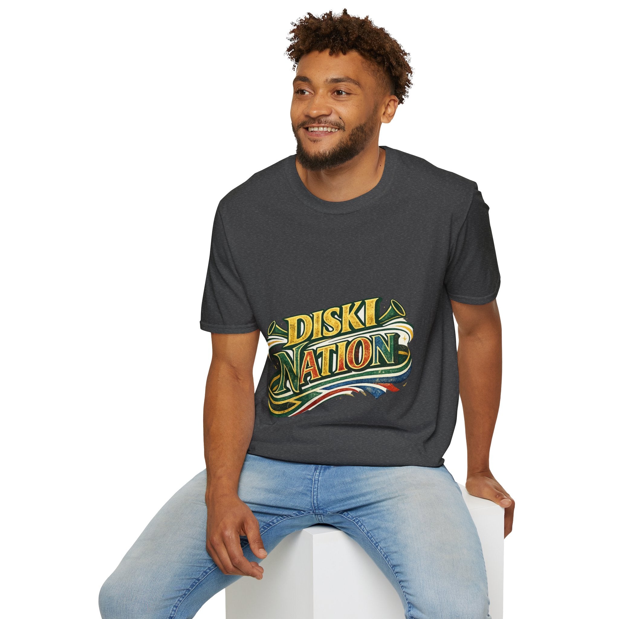 South Africa Diski Nation T-Shirt — Retro Reggae Graphic Tee